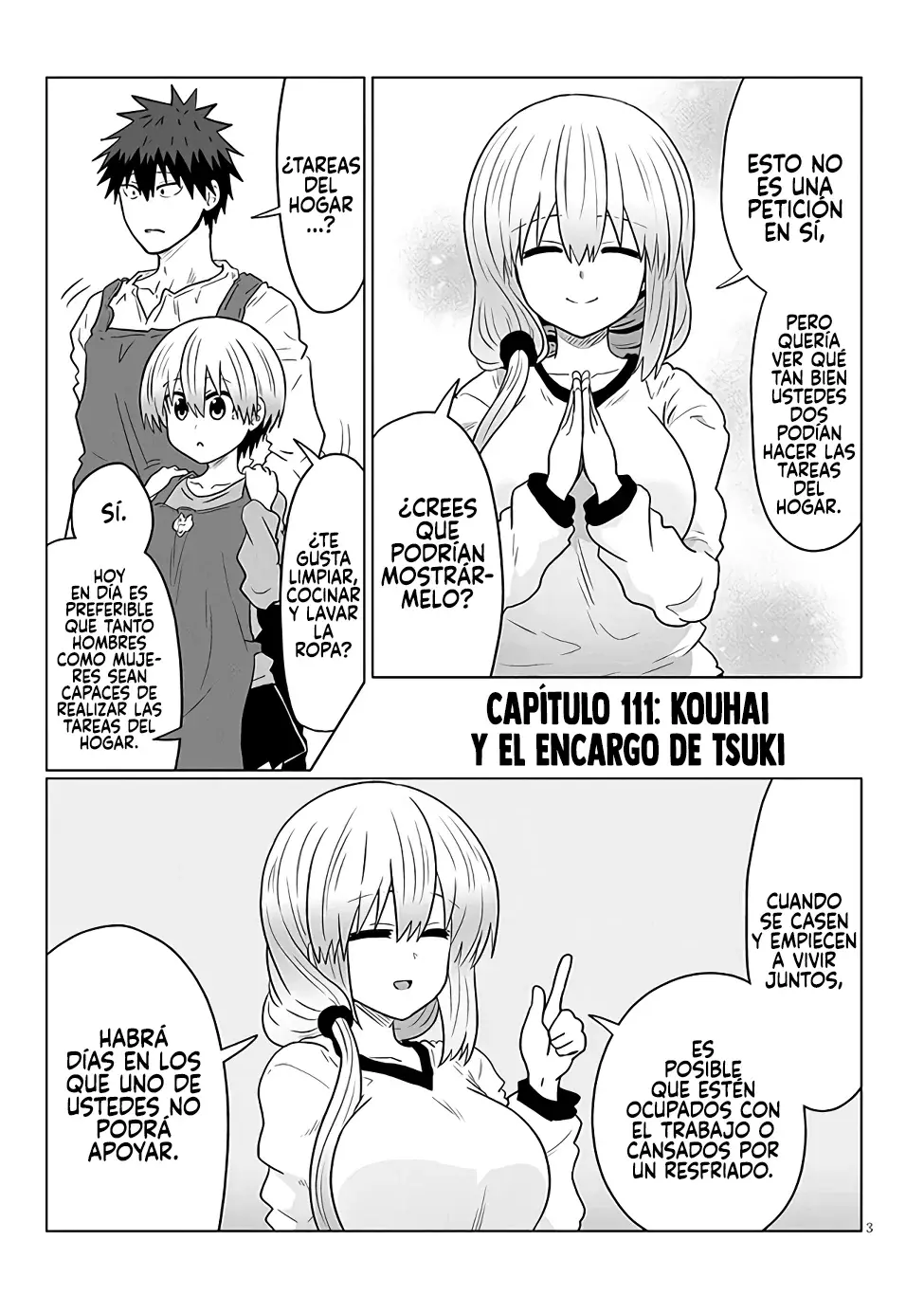 Uzaki-chan wa Asobitai! capítulo 111 página 5