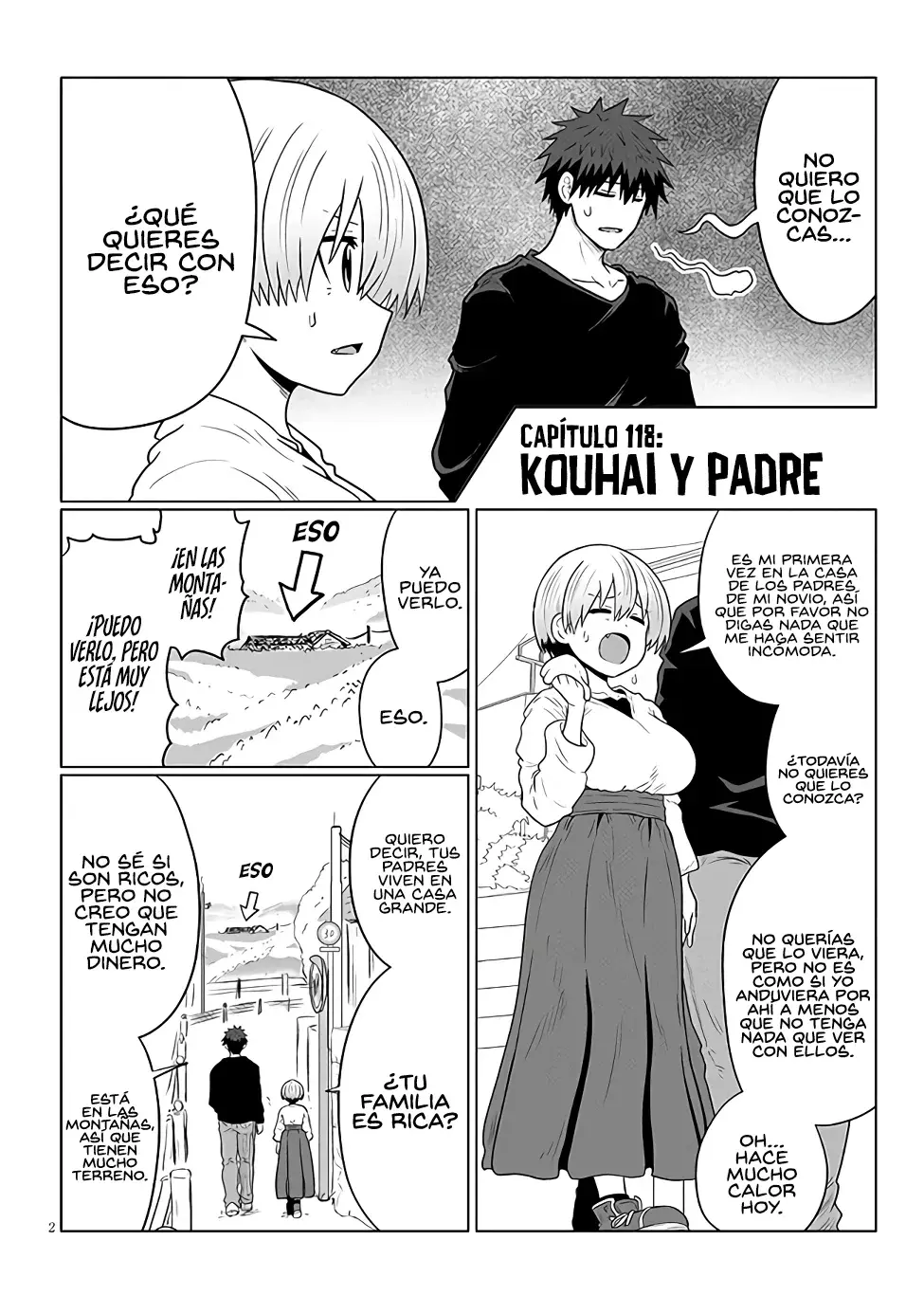 Uzaki-chan wa Asobitai! capítulo 118 página 4