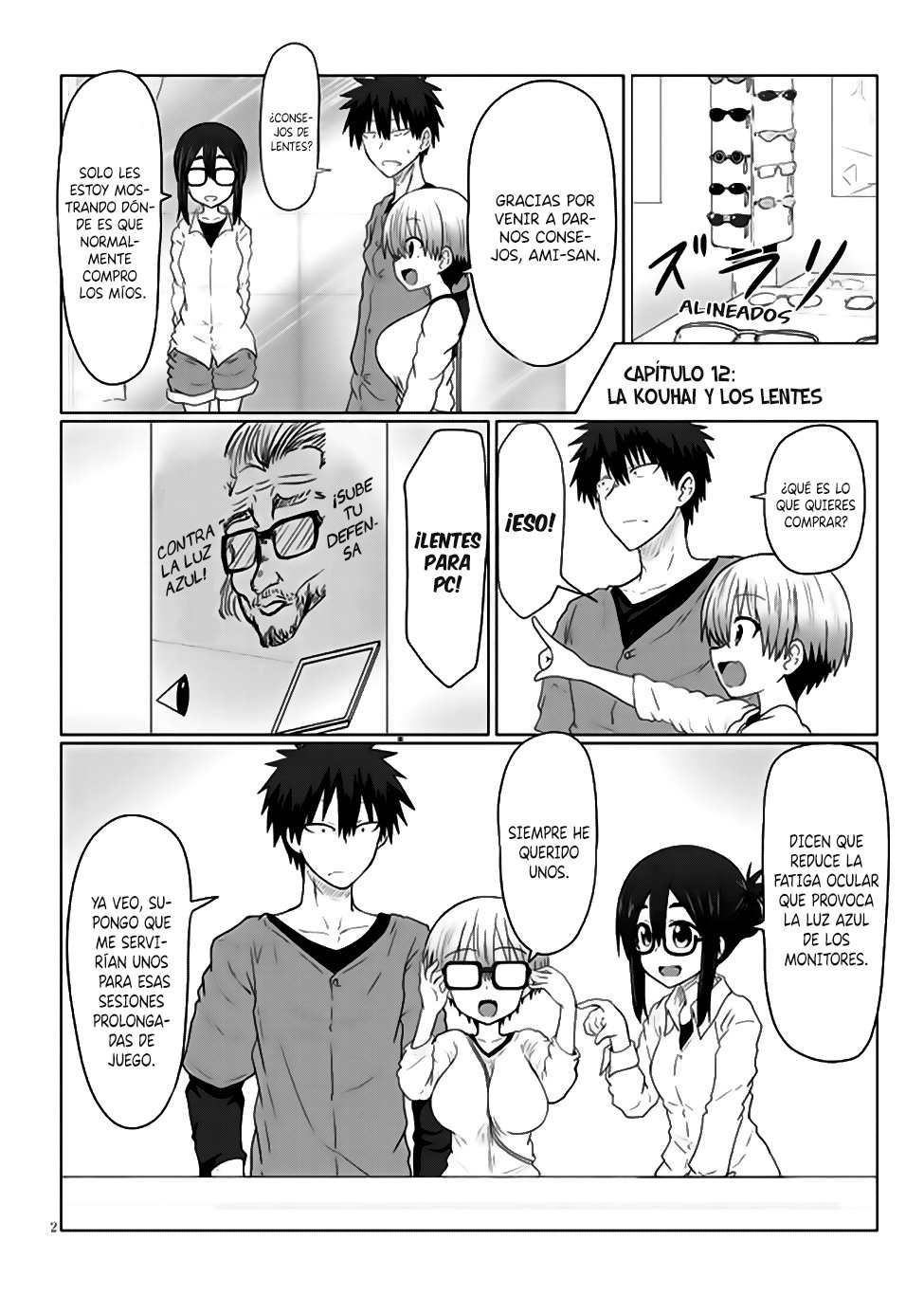 Uzaki-chan wa Asobitai! capítulo 12 página 3