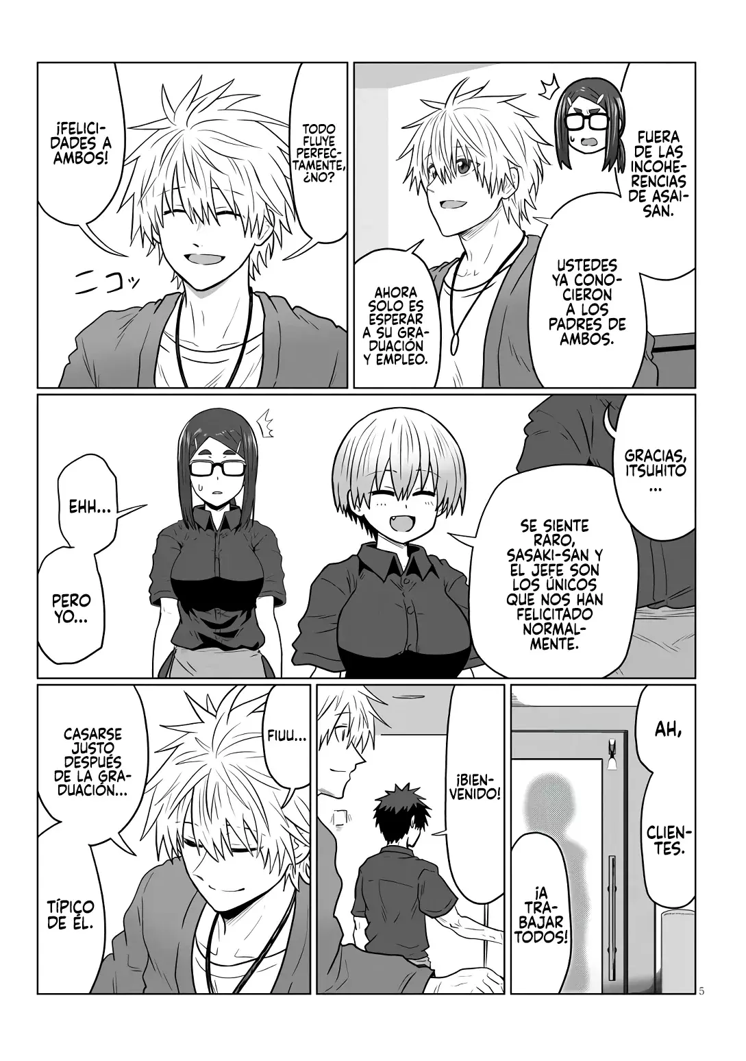 Uzaki-chan wa Asobitai! capítulo 121 página 7