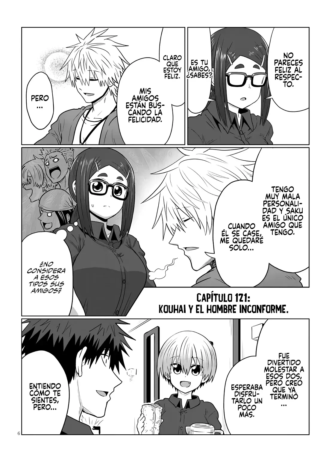Uzaki-chan wa Asobitai! capítulo 121 página 8