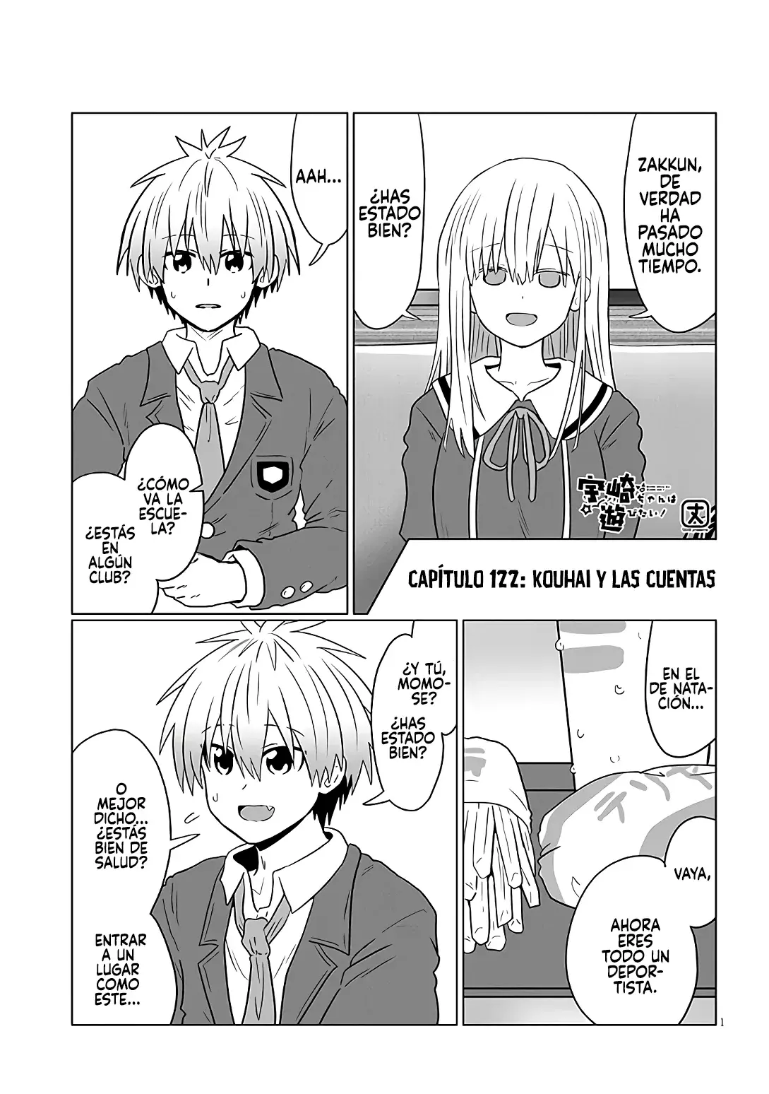 Uzaki-chan wa Asobitai! capítulo 122 página 3