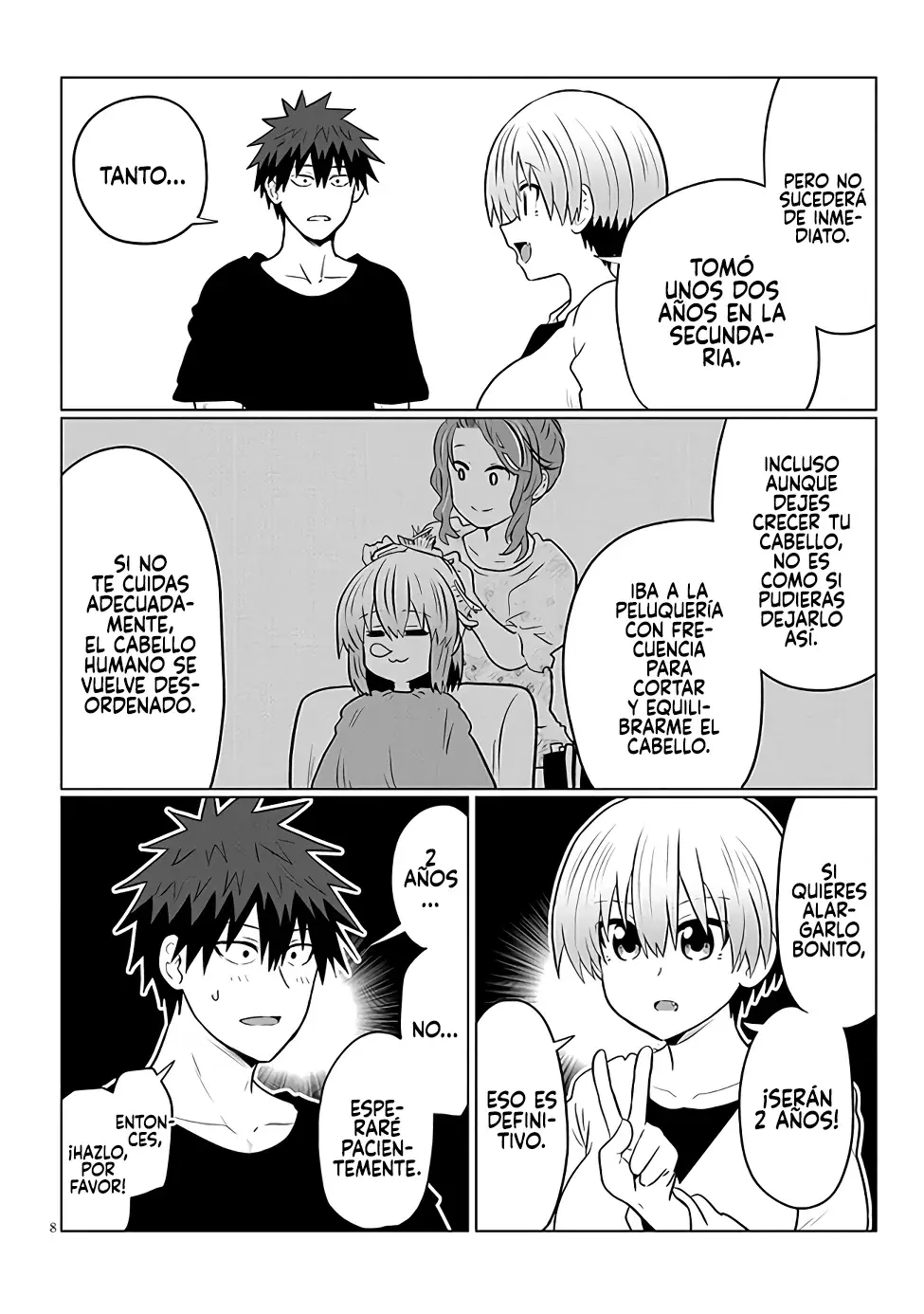 Uzaki-chan wa Asobitai! capítulo 125 página 10