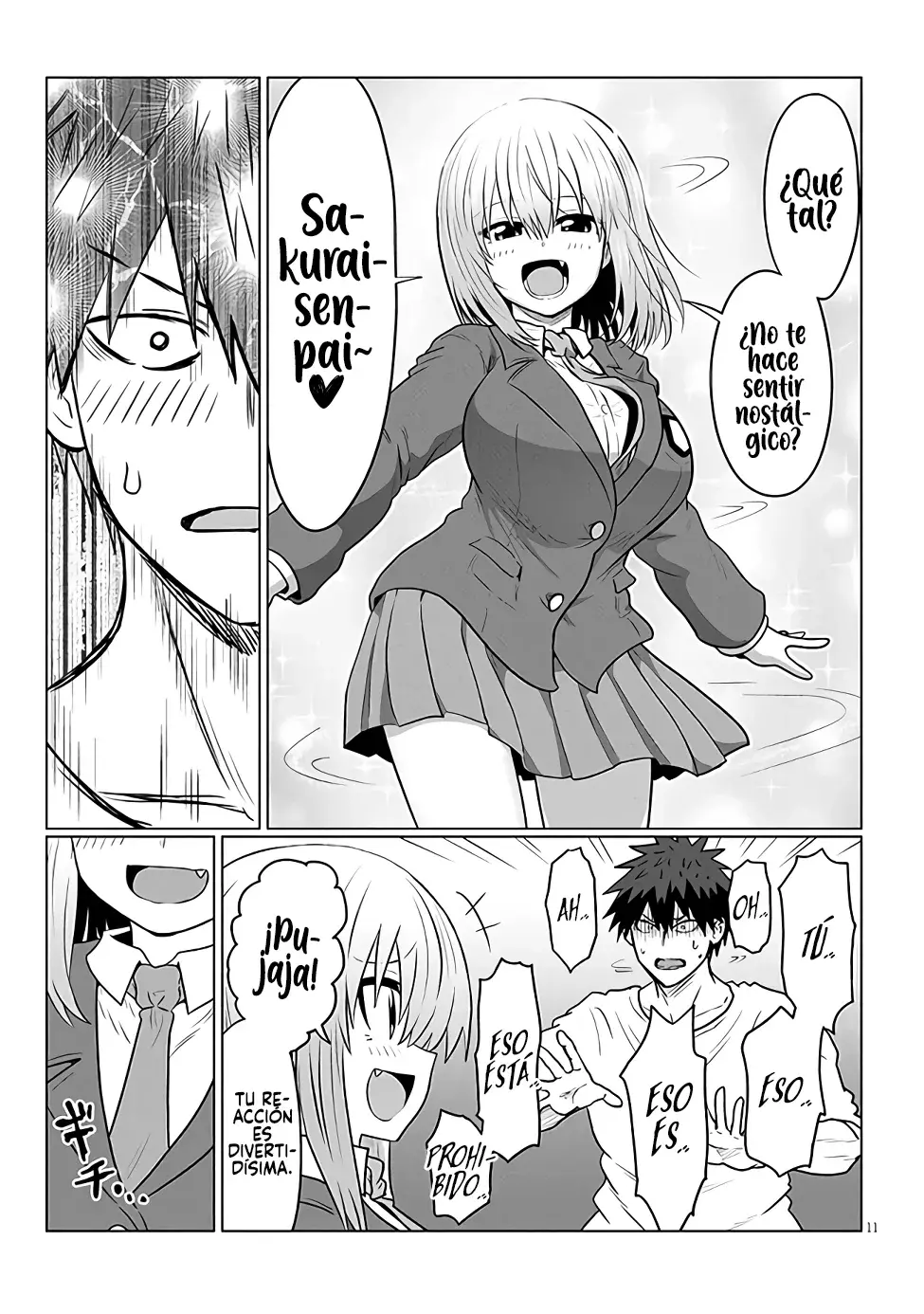Uzaki-chan wa Asobitai! capítulo 125 página 13