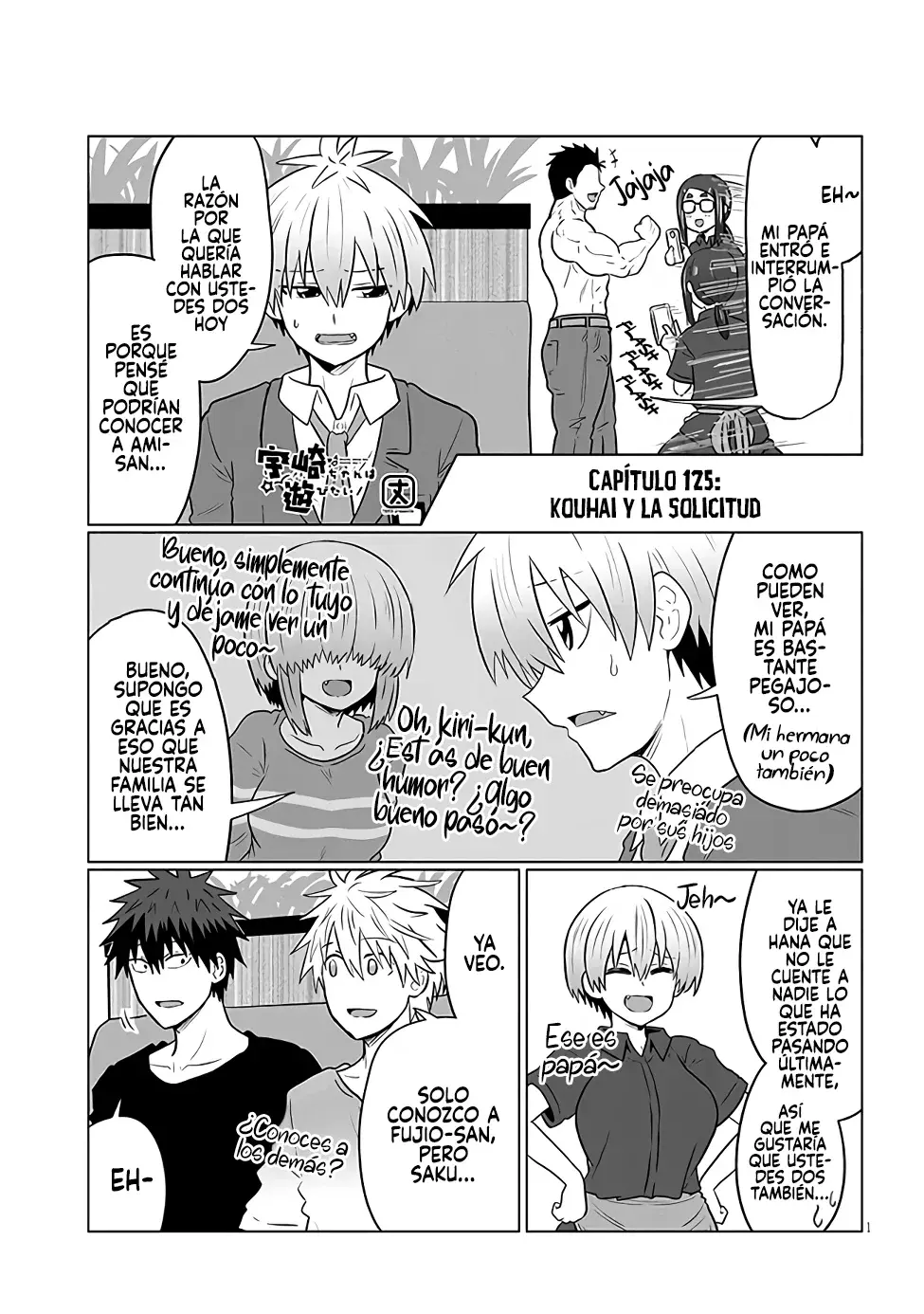 Uzaki-chan wa Asobitai! capítulo 125 página 3