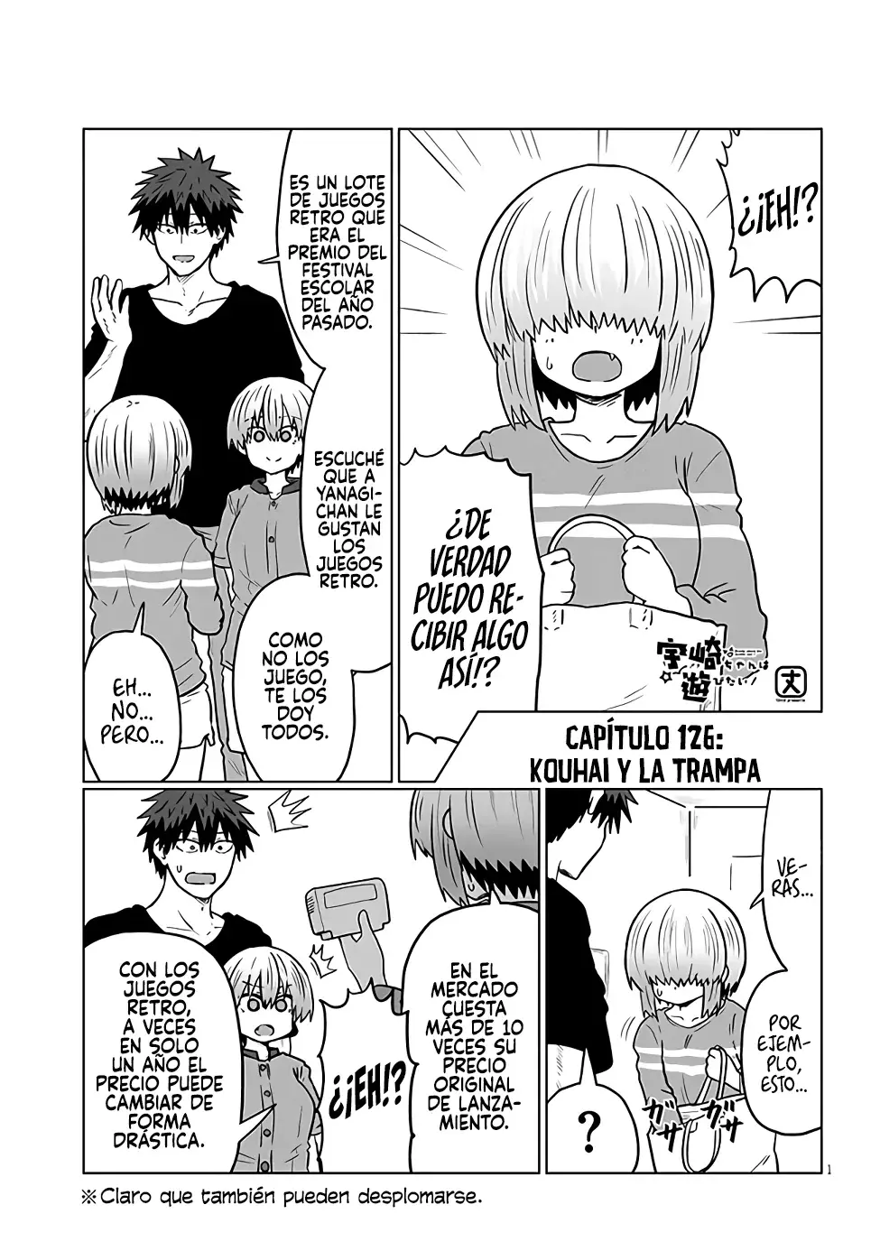 Uzaki-chan wa Asobitai! capítulo 126 página 3