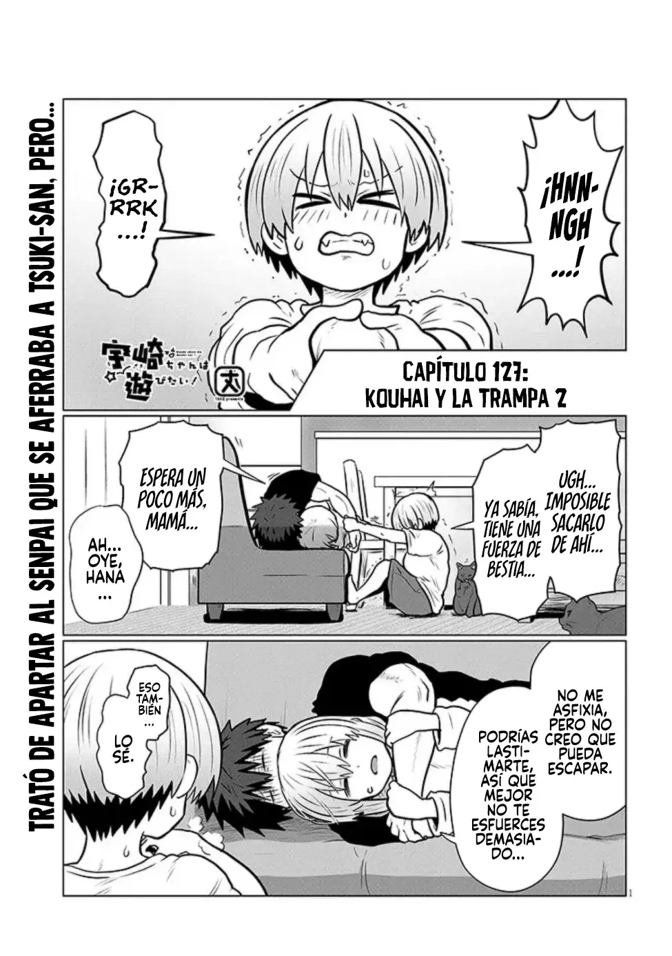 Uzaki-chan wa Asobitai! capítulo 127 página 3