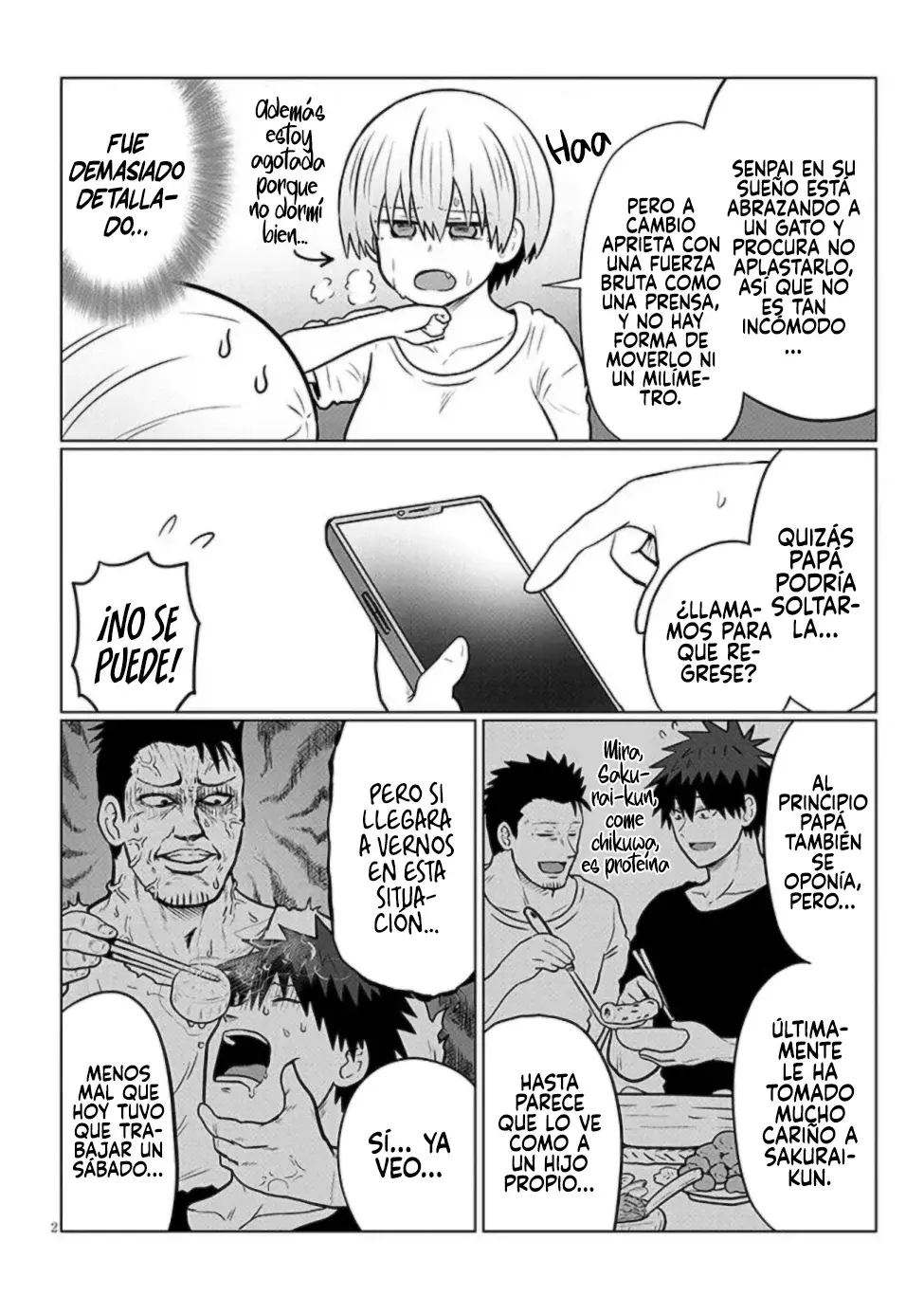 Uzaki-chan wa Asobitai! capítulo 127 página 4