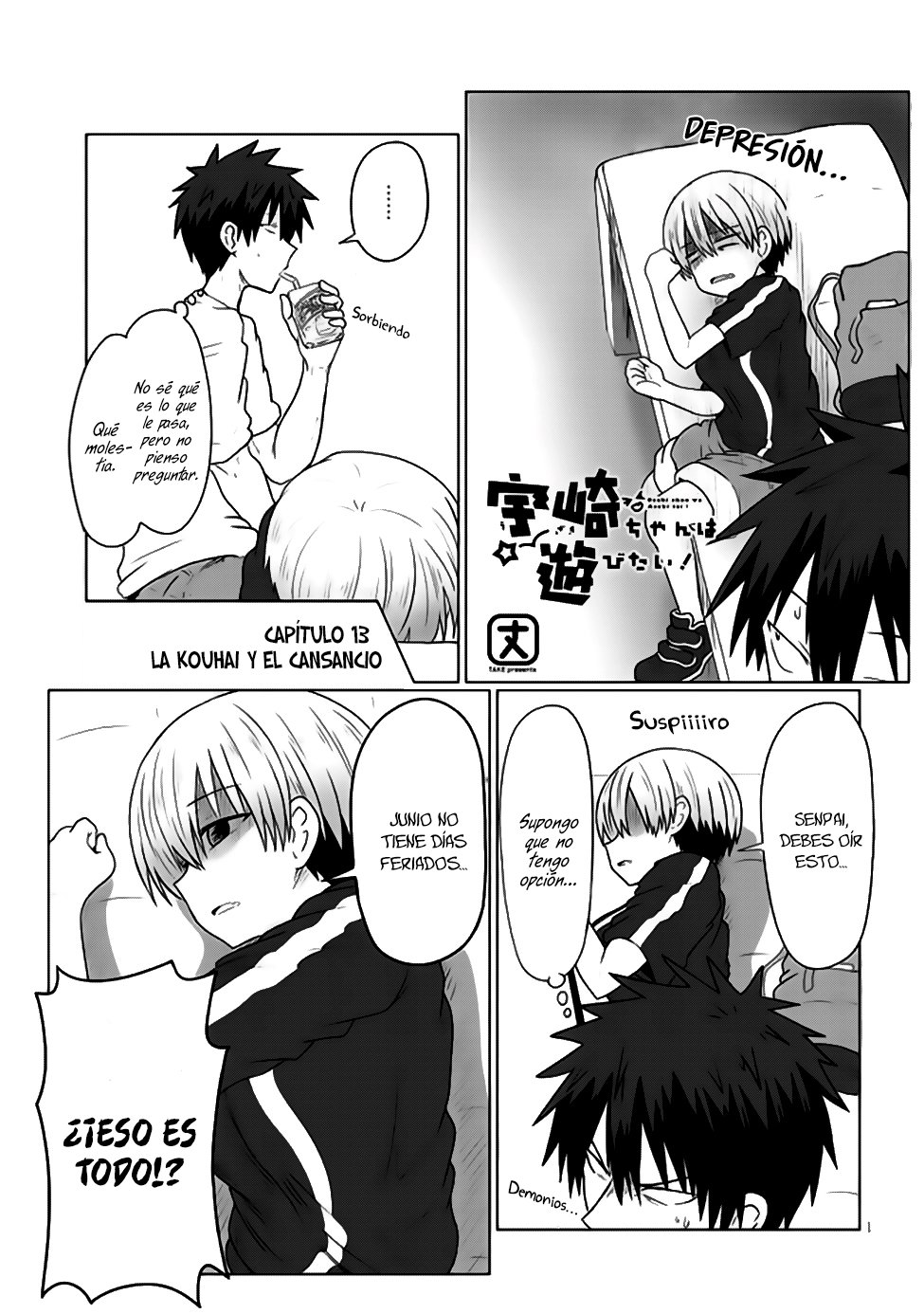 Uzaki-chan wa Asobitai! capítulo 13 página 2