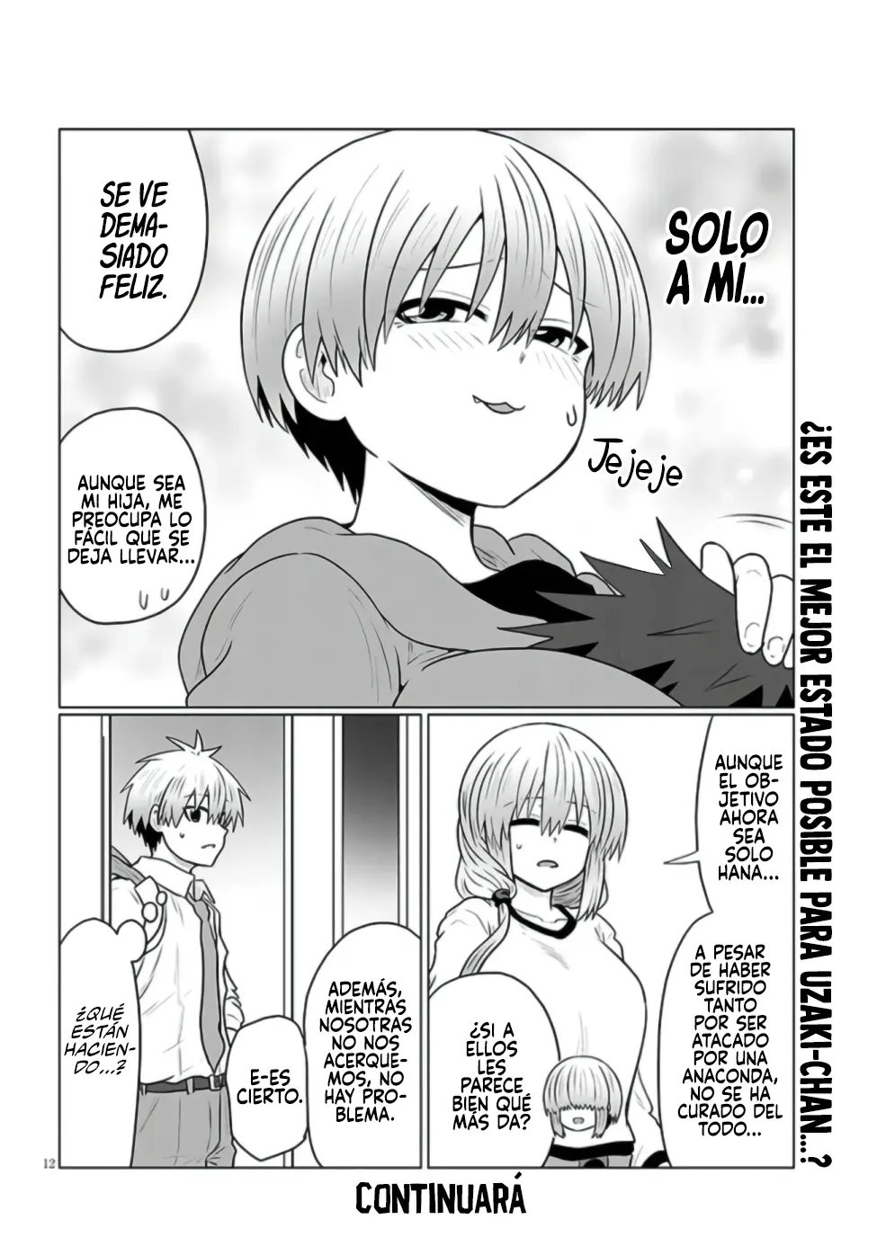 Uzaki-chan wa Asobitai! capítulo 133 página 12