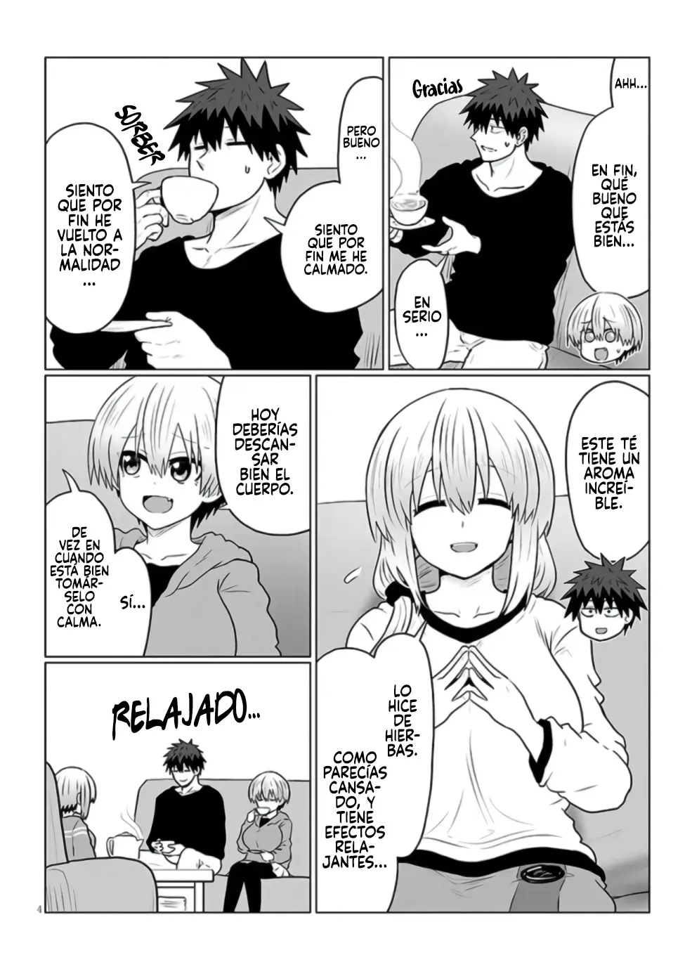 Uzaki-chan wa Asobitai! capítulo 133 página 4