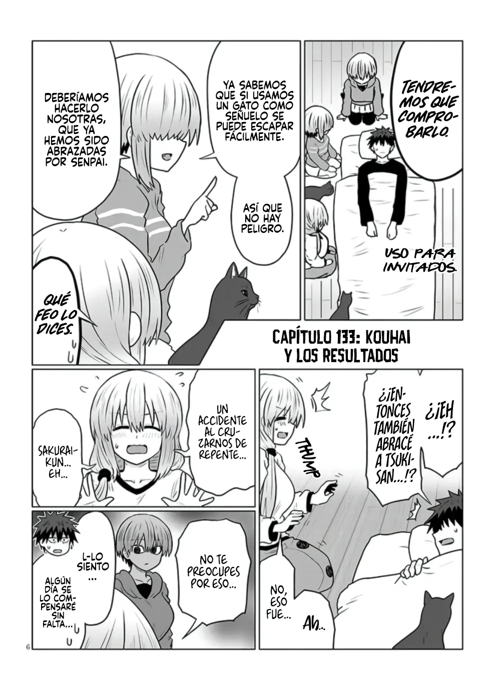 Uzaki-chan wa Asobitai! capítulo 133 página 6