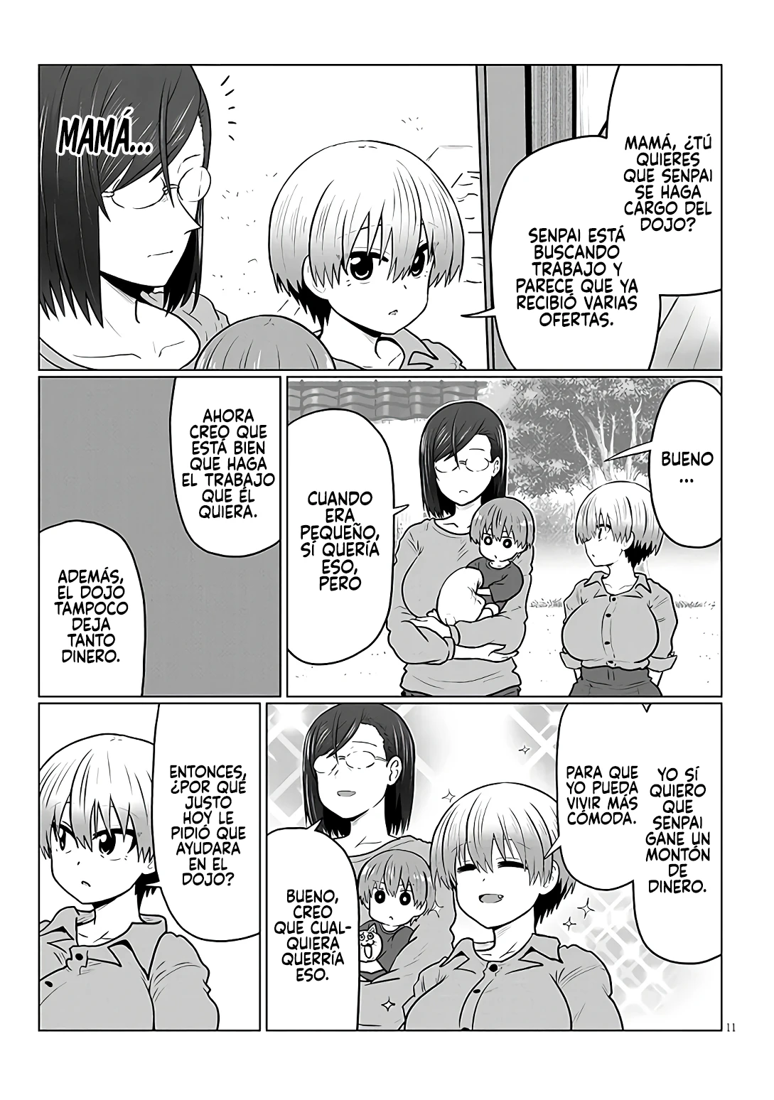 Uzaki-chan wa Asobitai! capítulo 139 página 12
