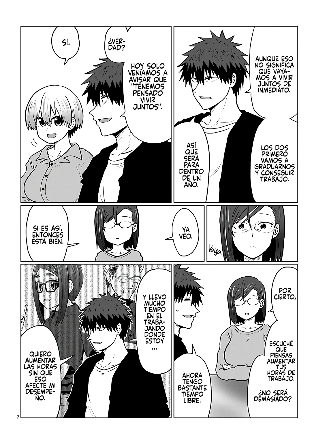 Uzaki-chan wa Asobitai! capítulo 139 página 3