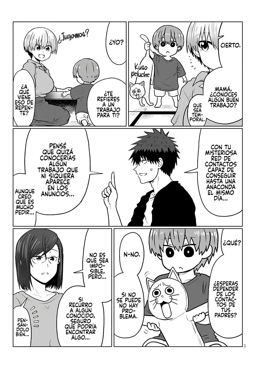 Uzaki-chan wa Asobitai! capítulo 139 página 4