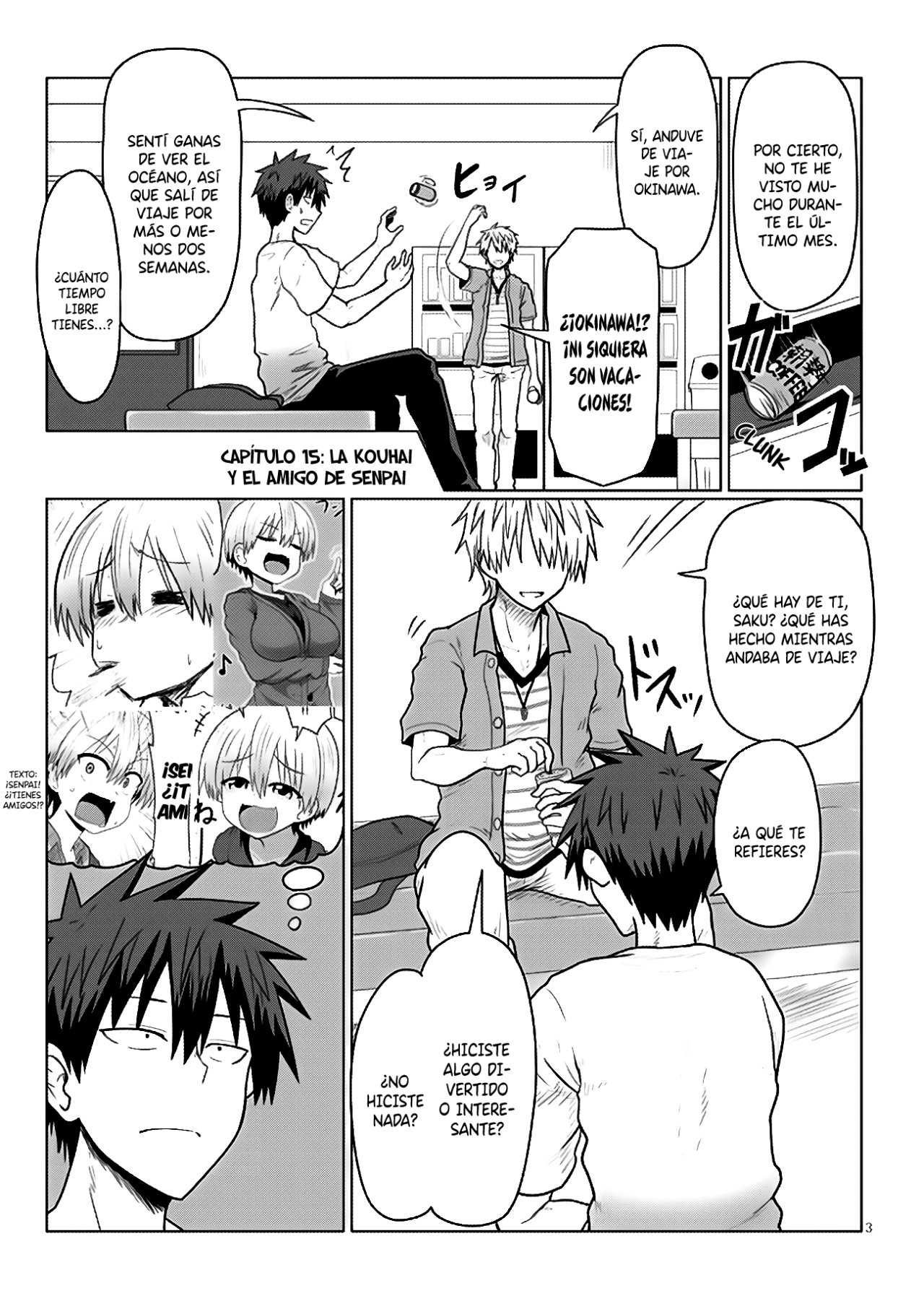 Uzaki-chan wa Asobitai! capítulo 15 página 4
