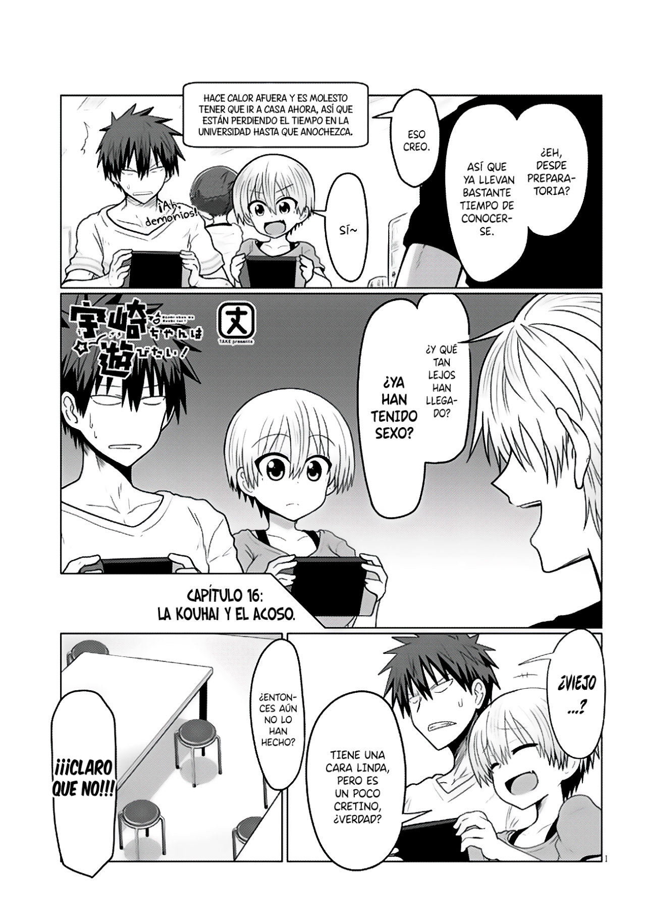 Uzaki-chan wa Asobitai! capítulo 16 página 2