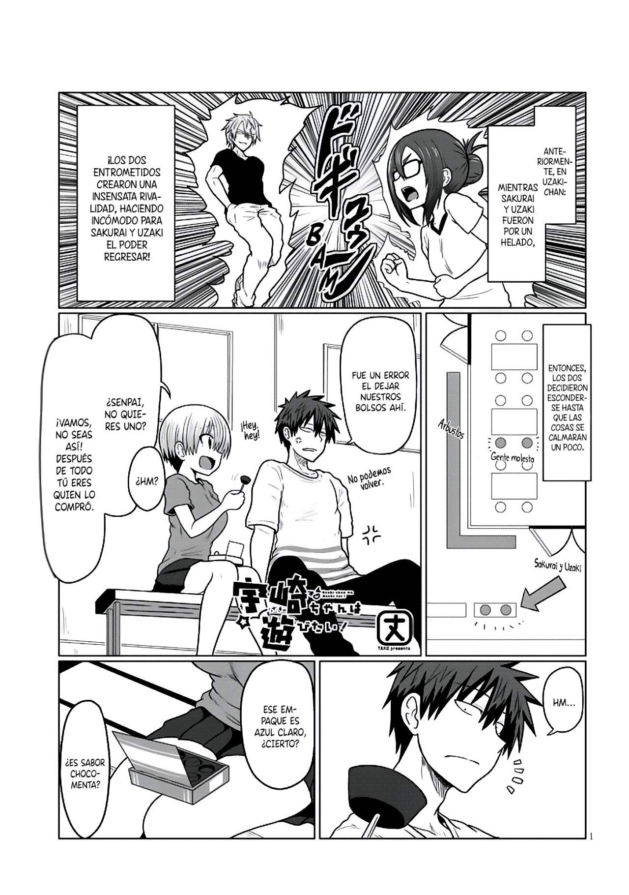 Uzaki-chan wa Asobitai! capítulo 17 página 2