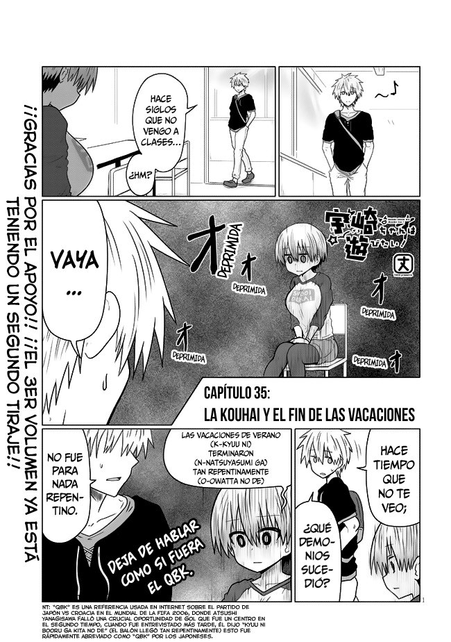 Uzaki-chan wa Asobitai! capítulo 35 página 2