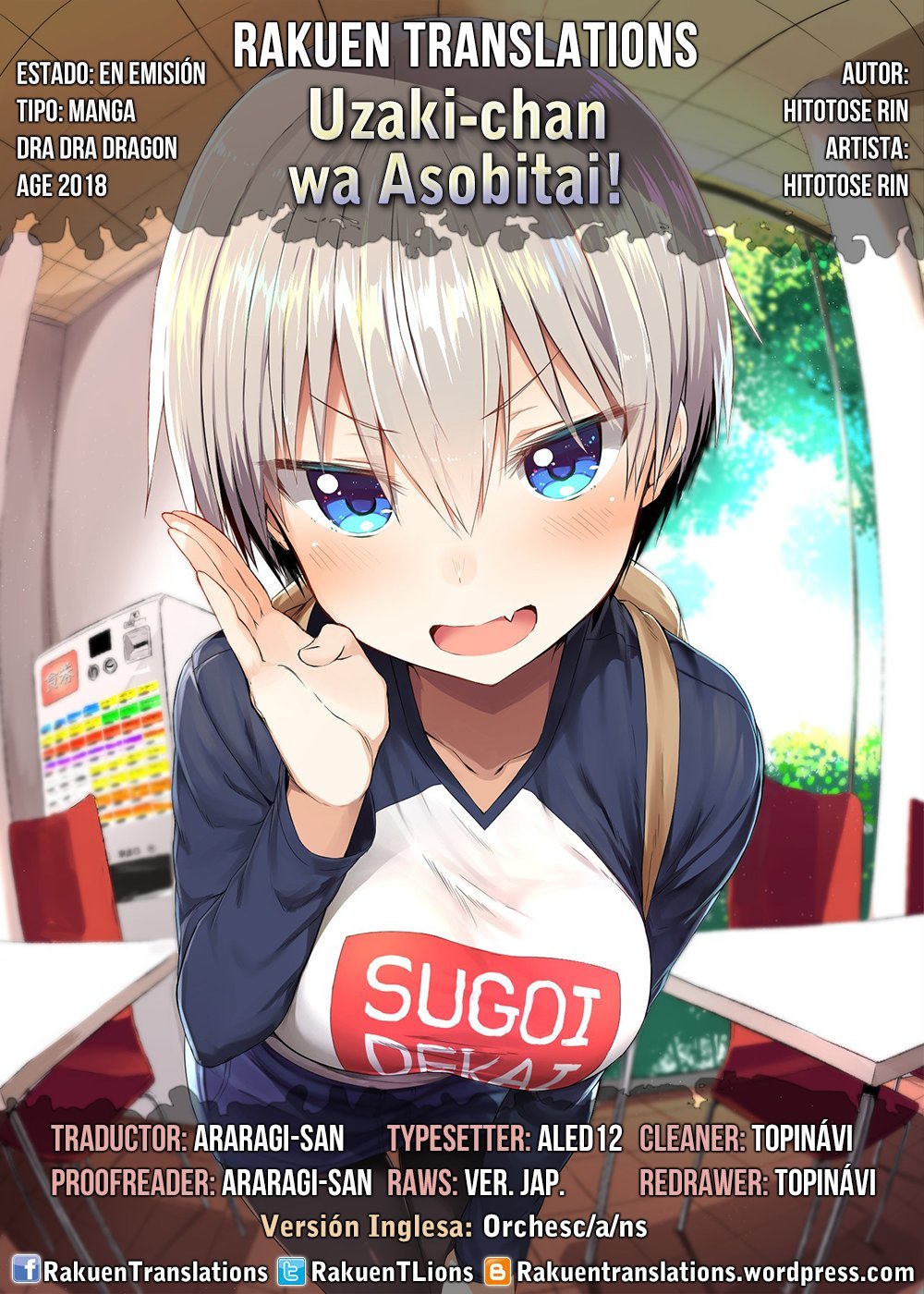Uzaki-chan wa Asobitai! capítulo 4 página 1