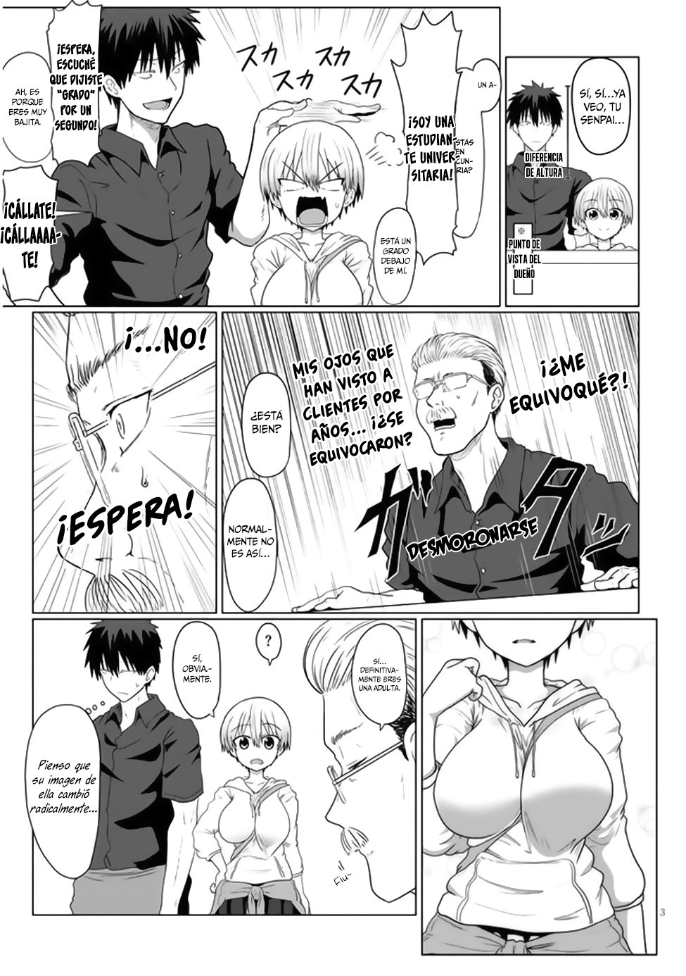 Uzaki-chan wa Asobitai! capítulo 4 página 4