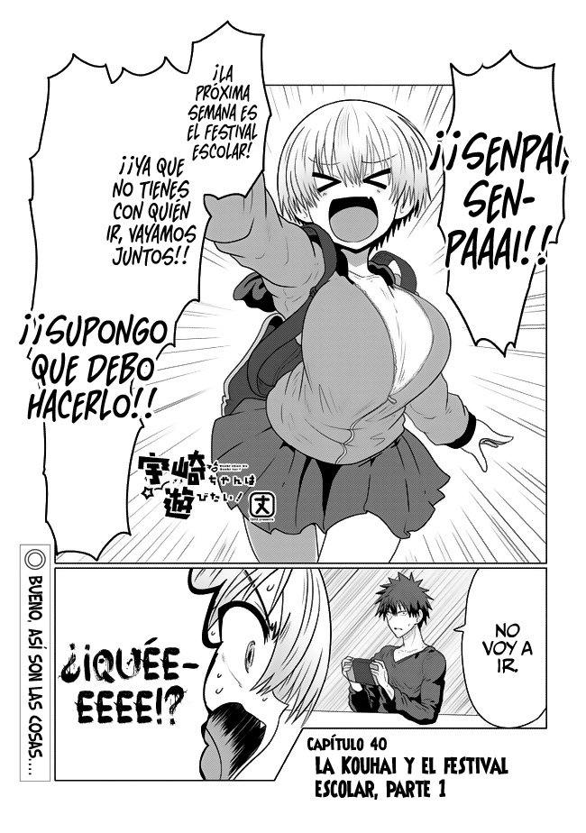 Uzaki-chan wa Asobitai! capítulo 40 página 3