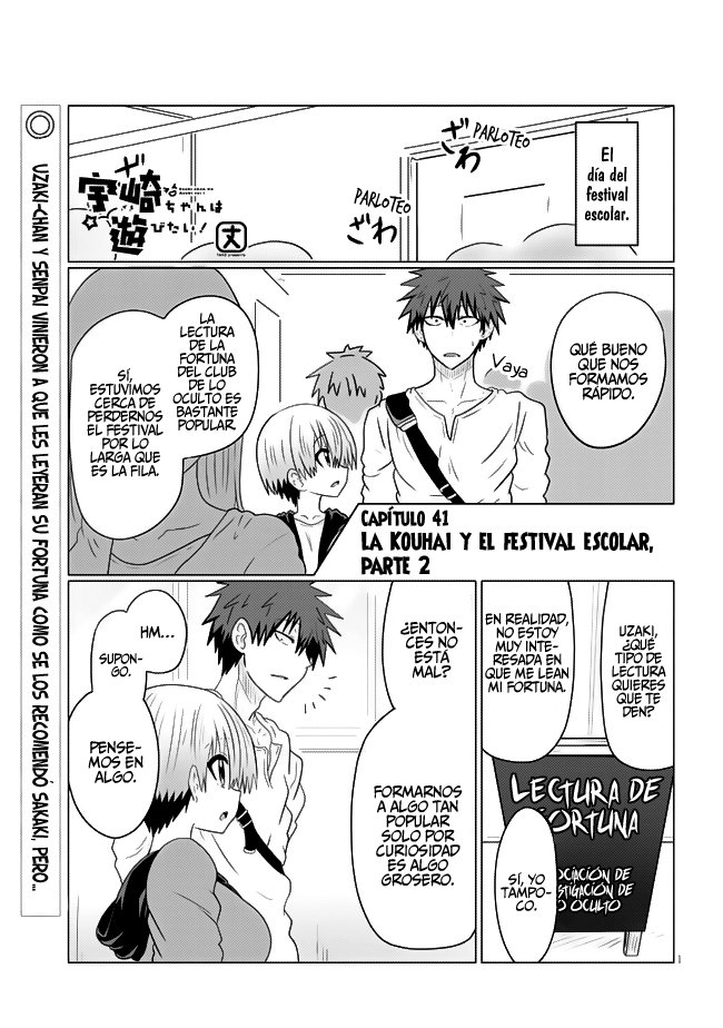 Uzaki-chan wa Asobitai! capítulo 41 página 3