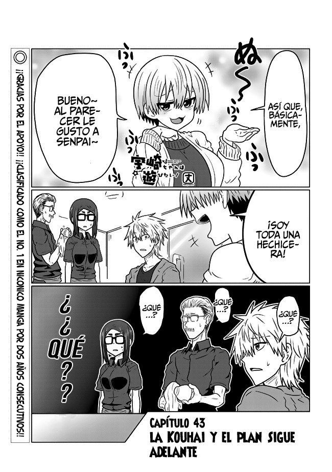 Uzaki-chan wa Asobitai! capítulo 43 página 3
