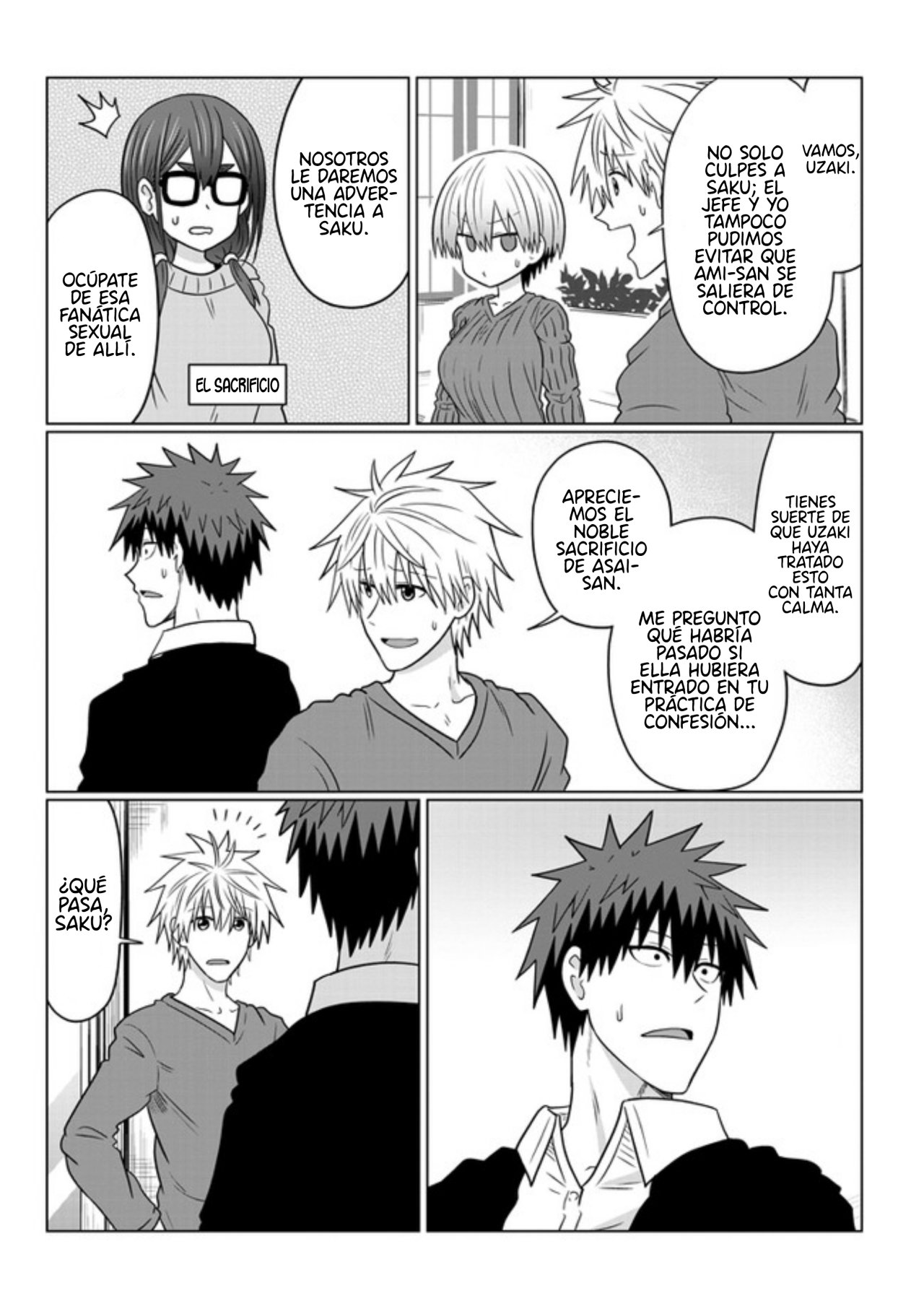 Uzaki-chan wa Asobitai! capítulo 71 página 6