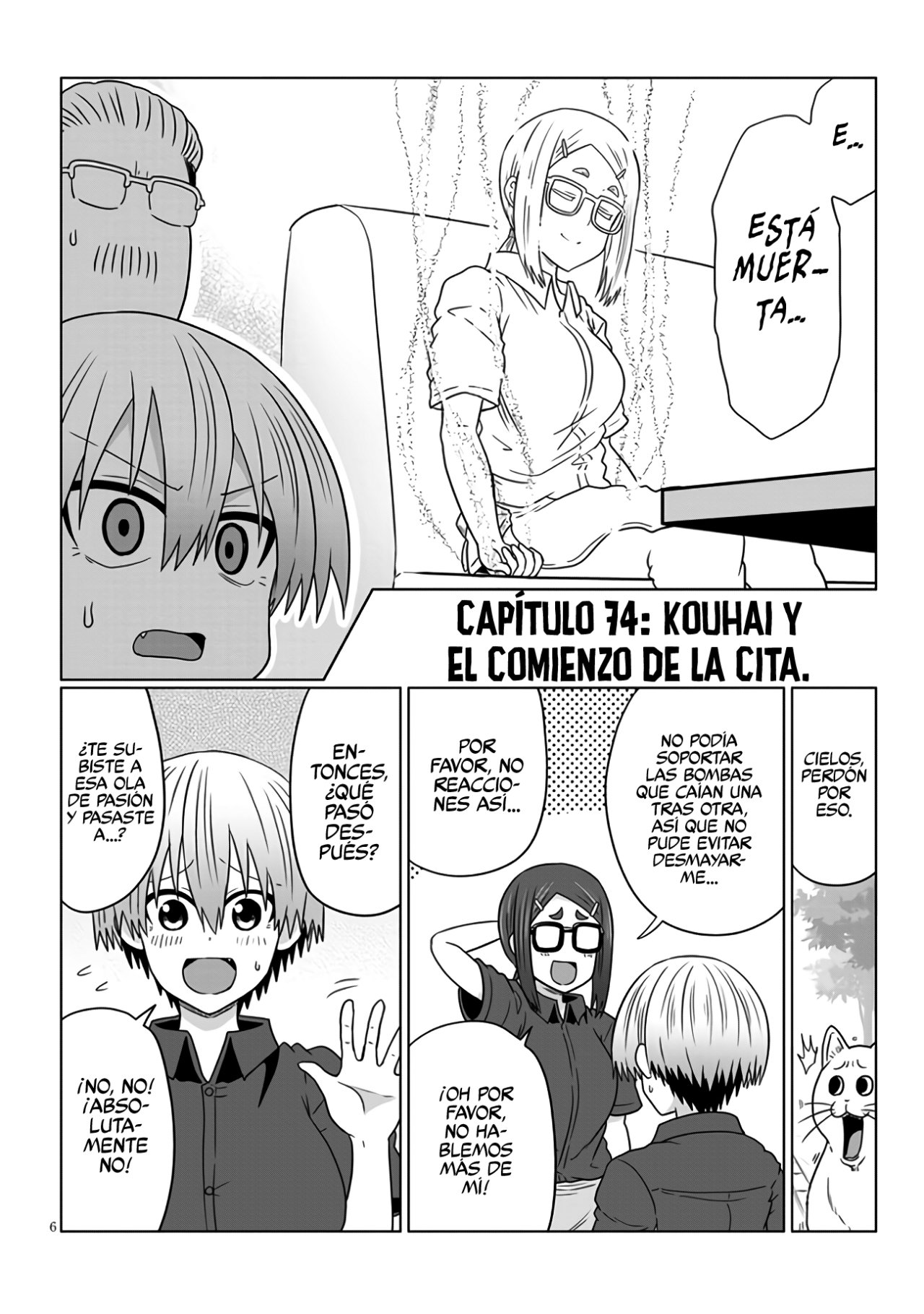 Uzaki-chan wa Asobitai! capítulo 74 página 8
