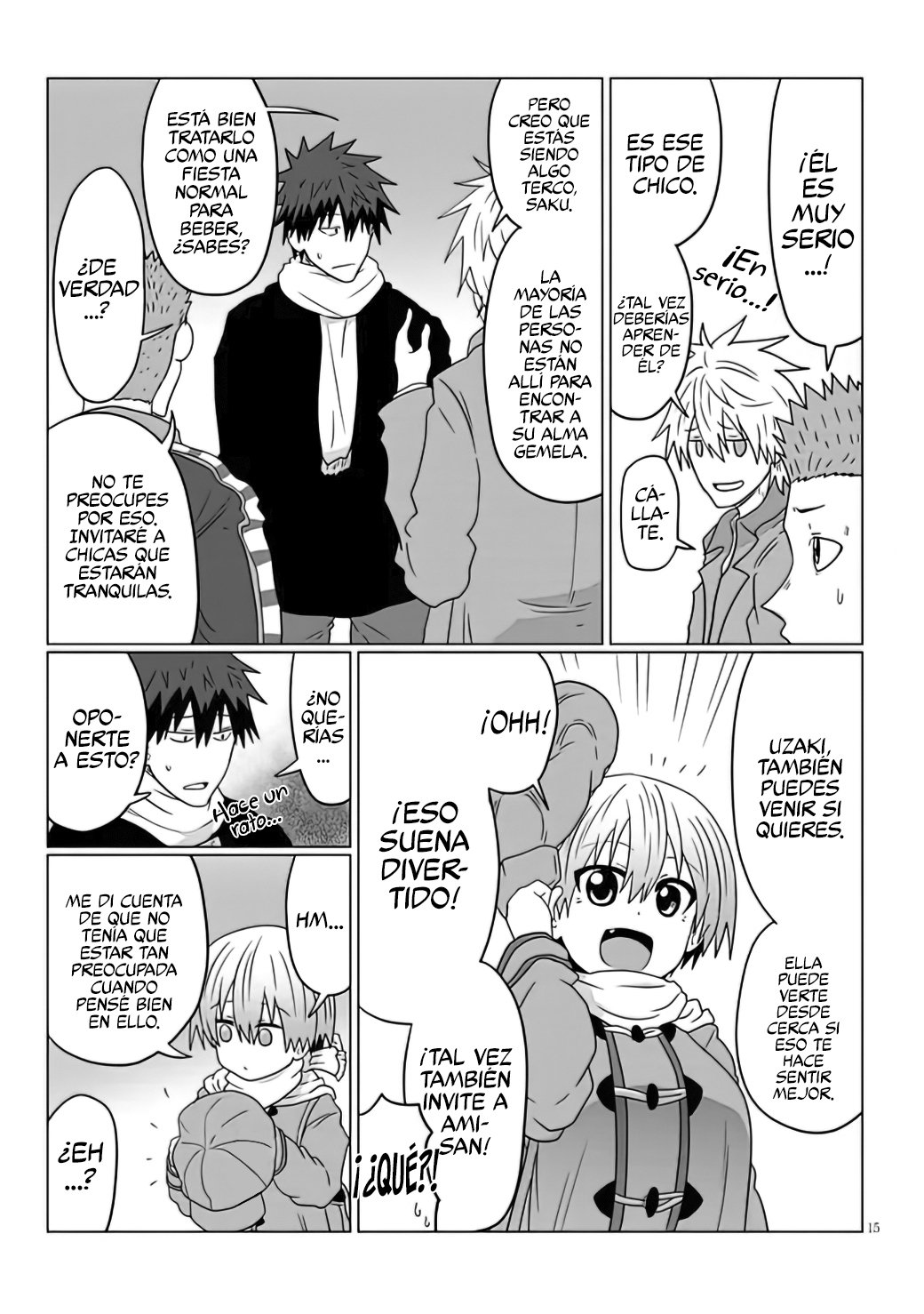 Uzaki-chan wa Asobitai! capítulo 77 página 17