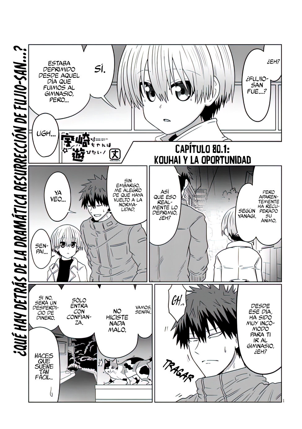 Uzaki-chan wa Asobitai! capítulo 80 página 3