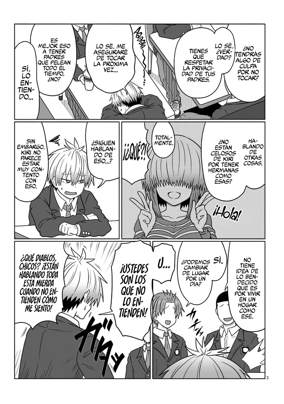 Uzaki-chan wa Asobitai! capítulo 81 página 5
