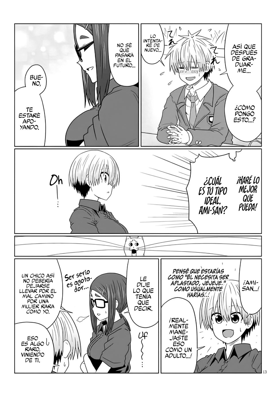 Uzaki-chan wa Asobitai! capítulo 82 página 15