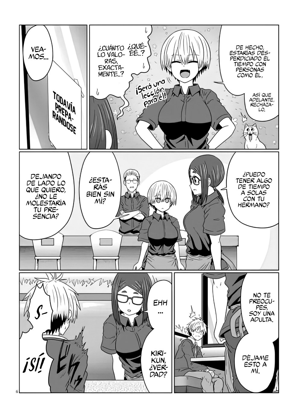 Uzaki-chan wa Asobitai! capítulo 82 página 8