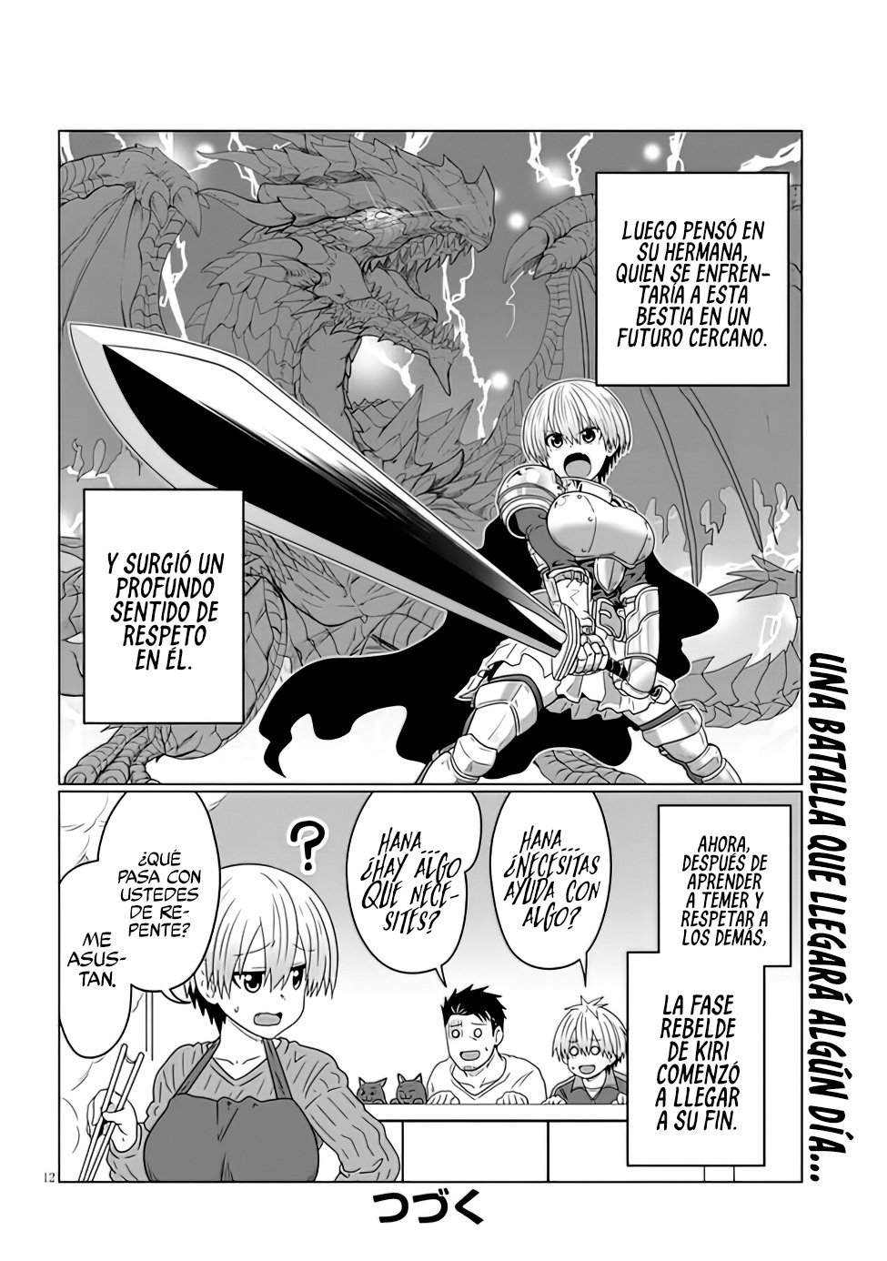 Uzaki-chan wa Asobitai! capítulo 84 página 14