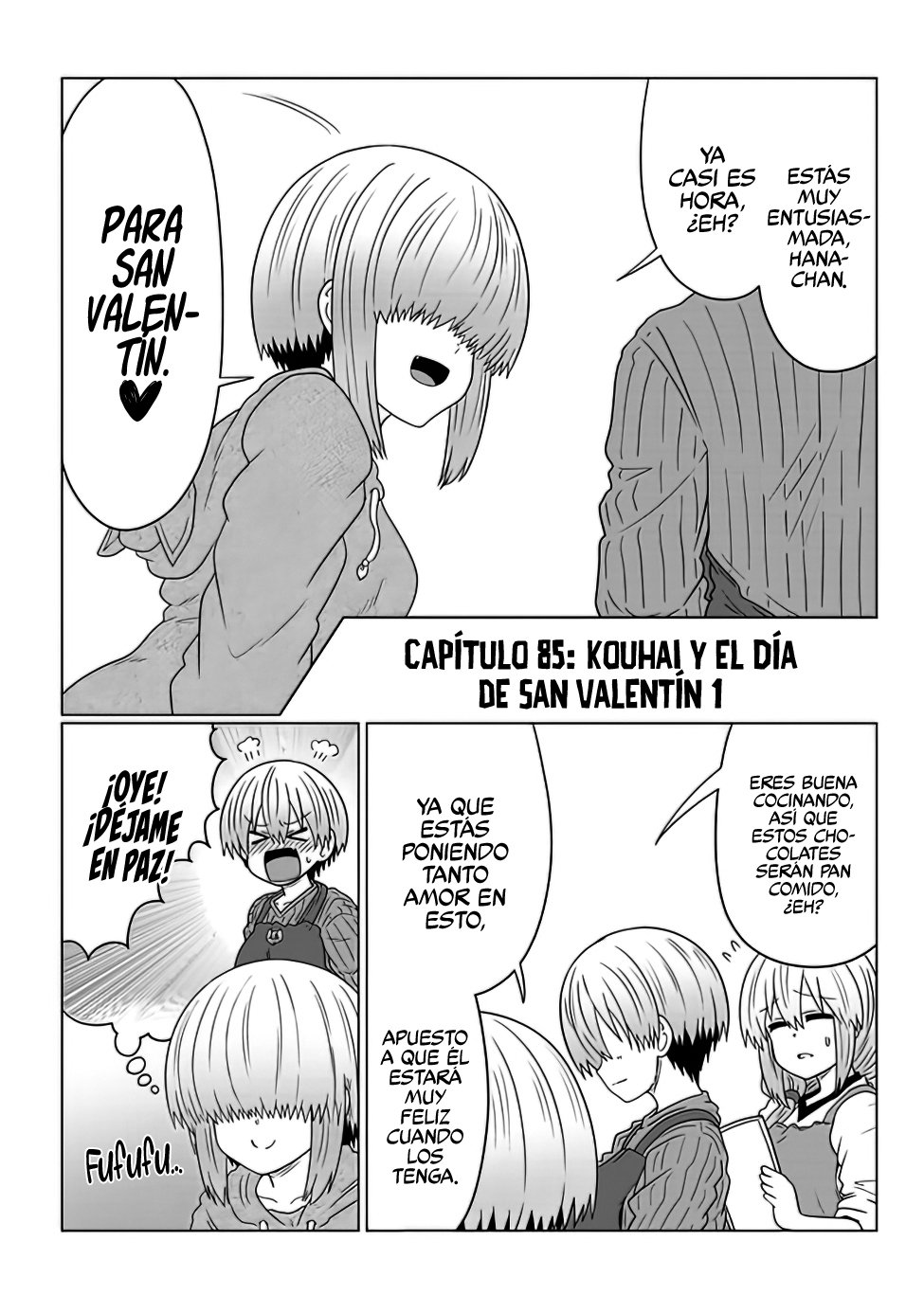 Uzaki-chan wa Asobitai! capítulo 85 página 4