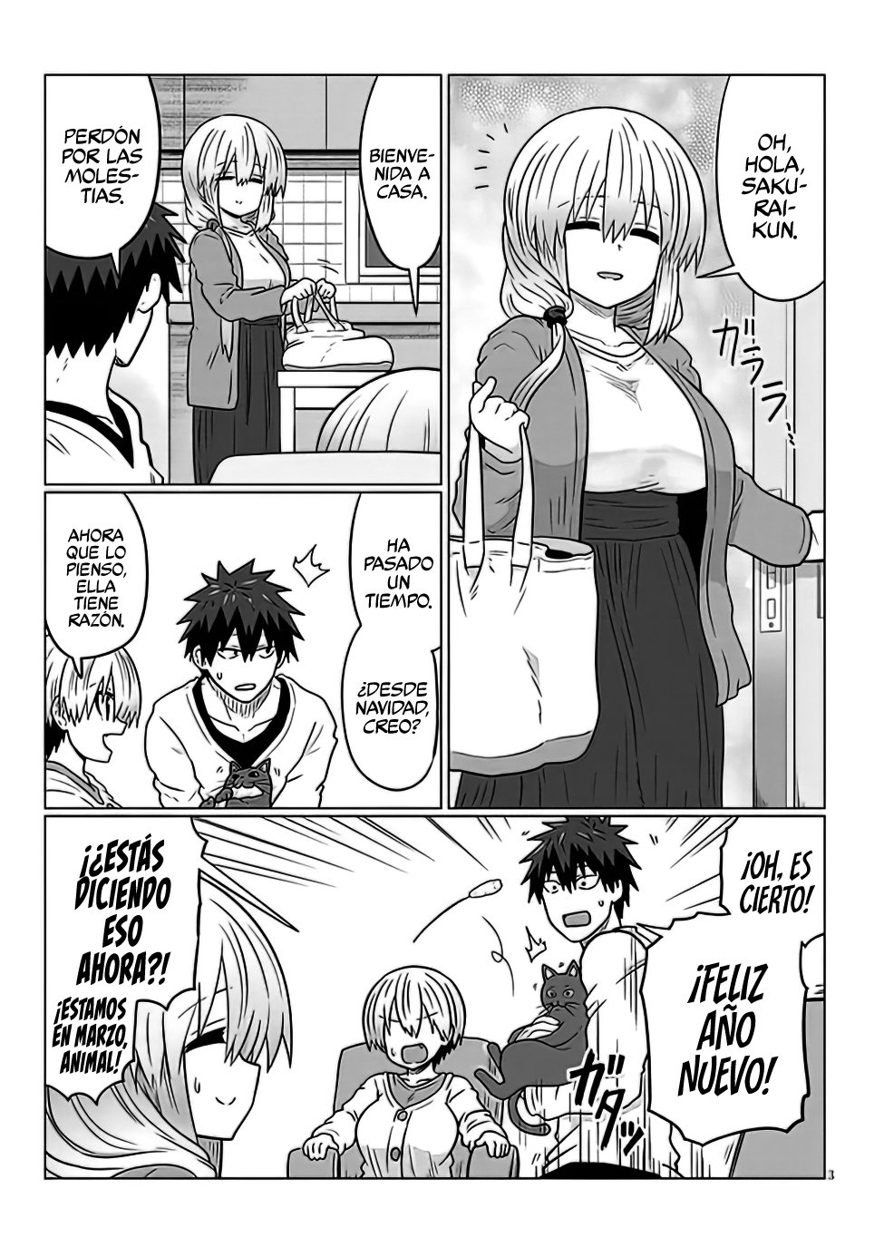 Uzaki-chan wa Asobitai! capítulo 91.1 página 4