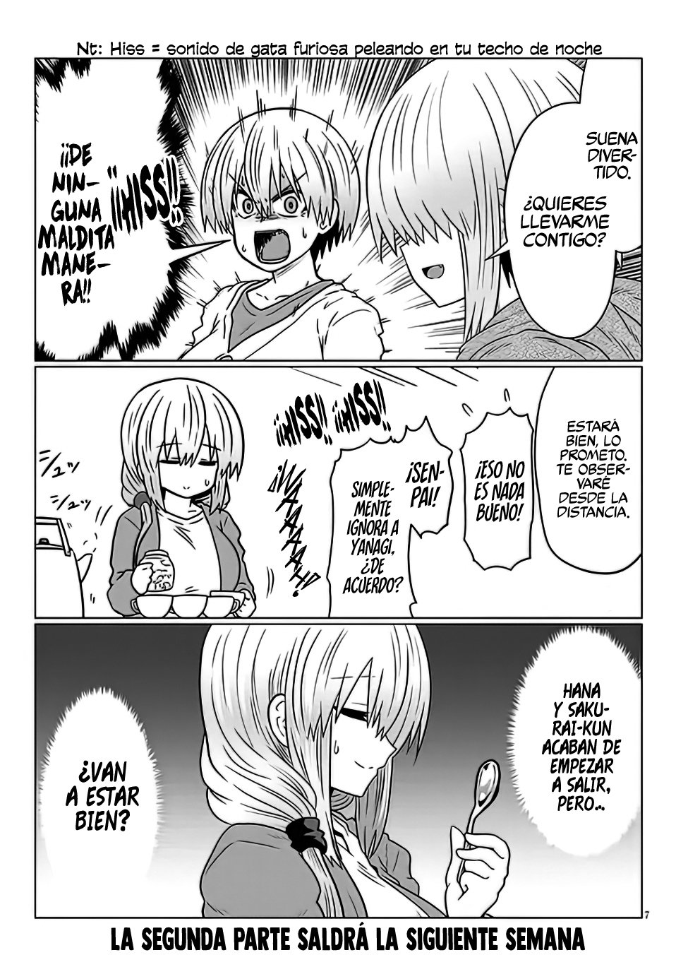 Uzaki-chan wa Asobitai! capítulo 91.1 página 8