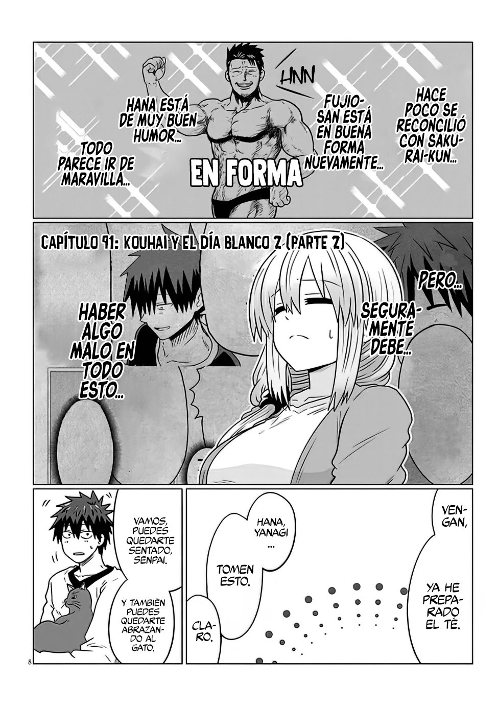 Uzaki-chan wa Asobitai! capítulo 91.2 página 3