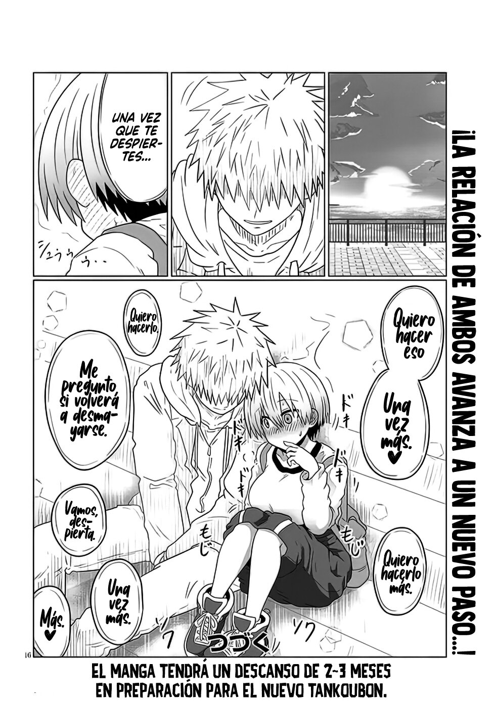 Uzaki-chan wa Asobitai! capítulo 93 página 17