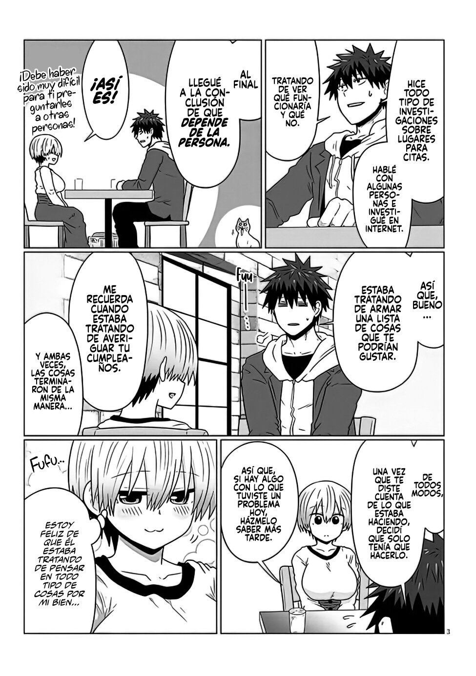 Uzaki-chan wa Asobitai! capítulo 93 página 5