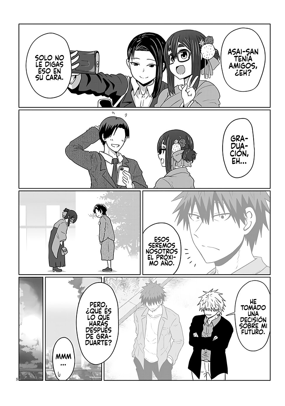 Uzaki-chan wa Asobitai! capítulo 95 página 10