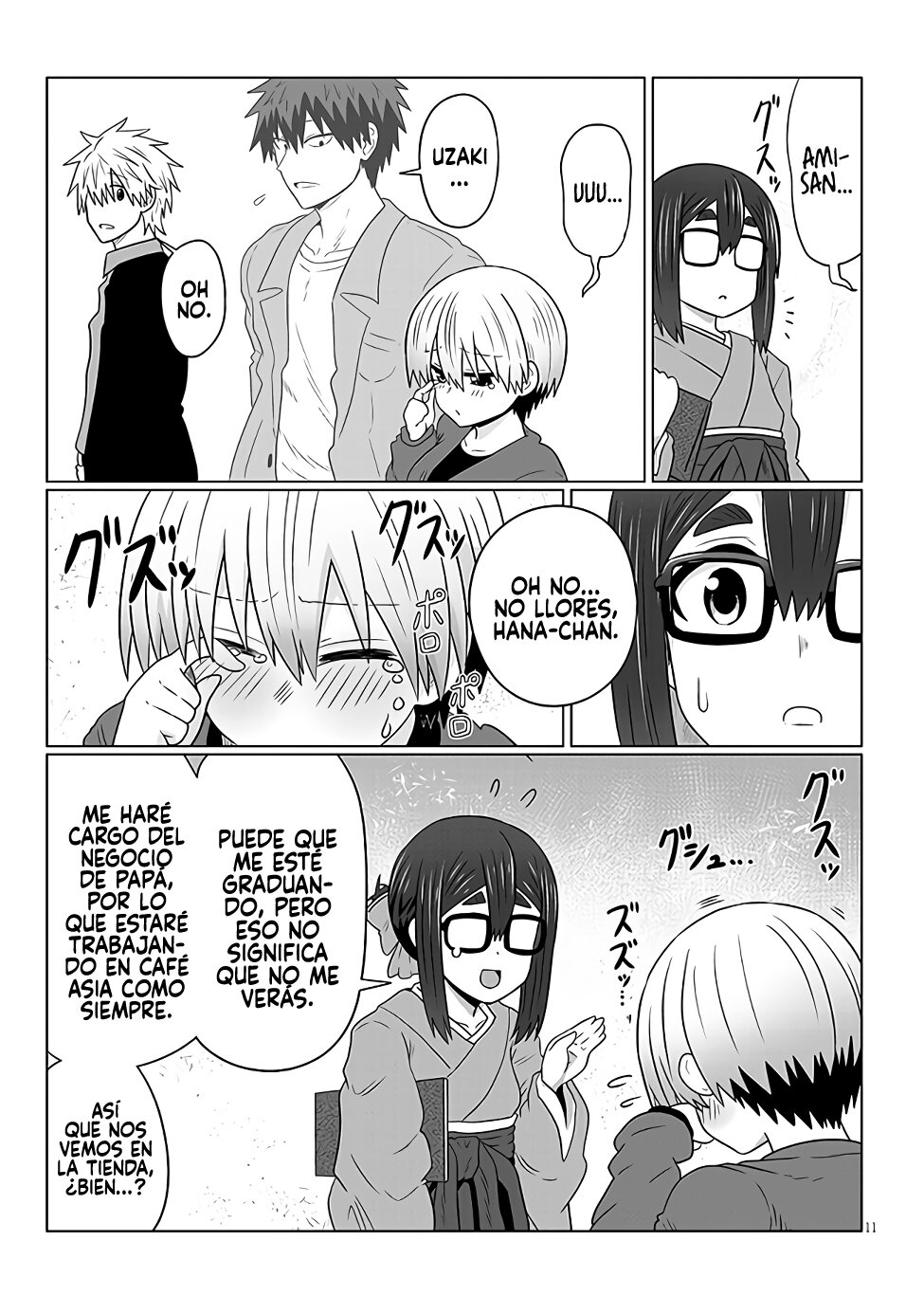 Uzaki-chan wa Asobitai! capítulo 95 página 13