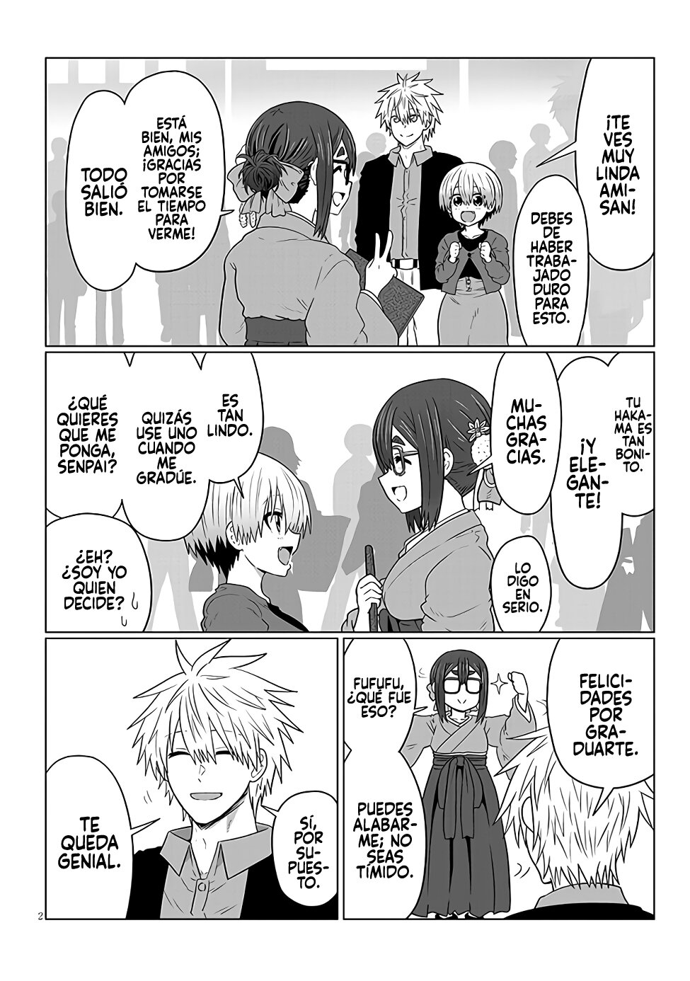 Uzaki-chan wa Asobitai! capítulo 95 página 4