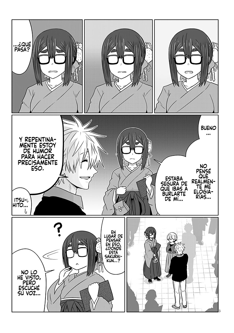 Uzaki-chan wa Asobitai! capítulo 95 página 5