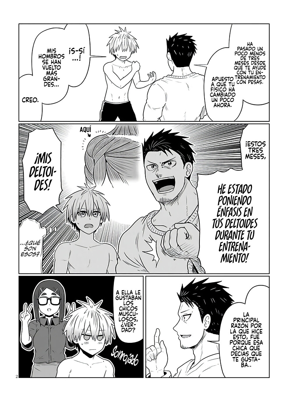 Uzaki-chan wa Asobitai! capítulo 97 página 3