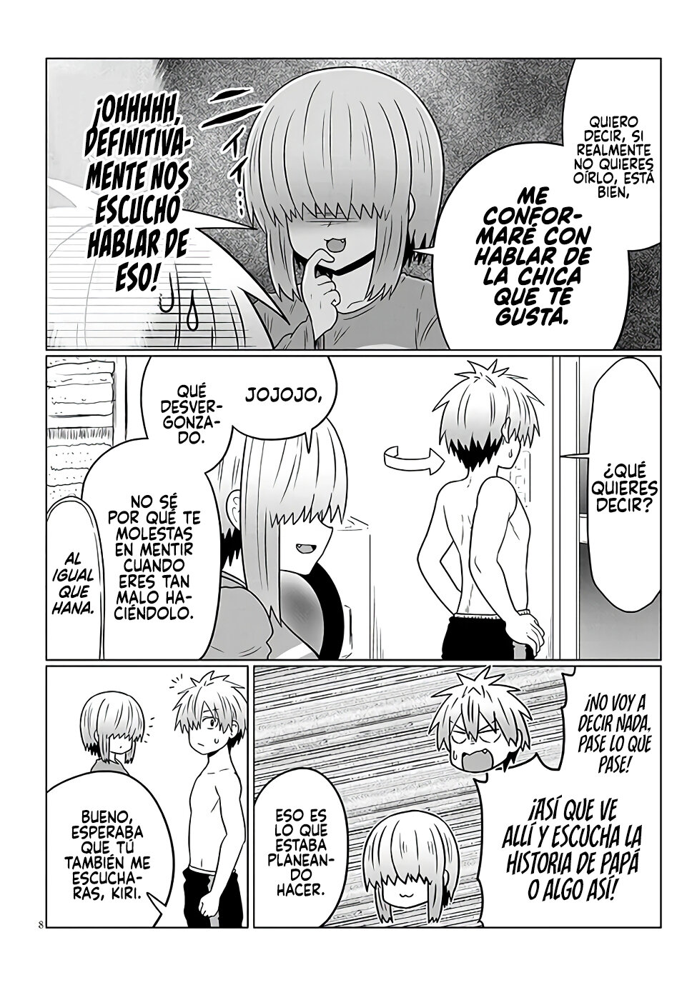 Uzaki-chan wa Asobitai! capítulo 97 página 9