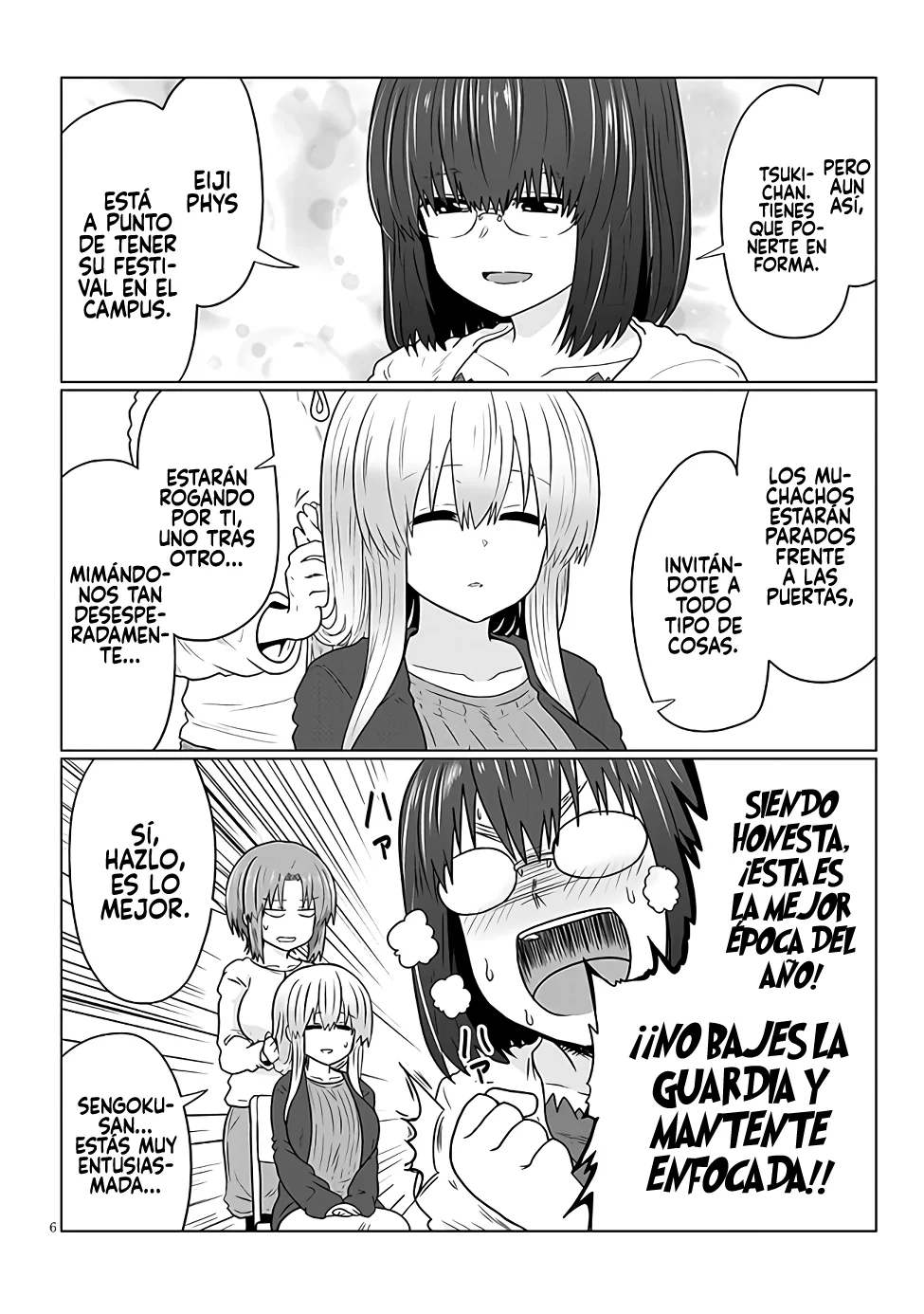 Uzaki-chan wa Asobitai! capítulo 98 página 8