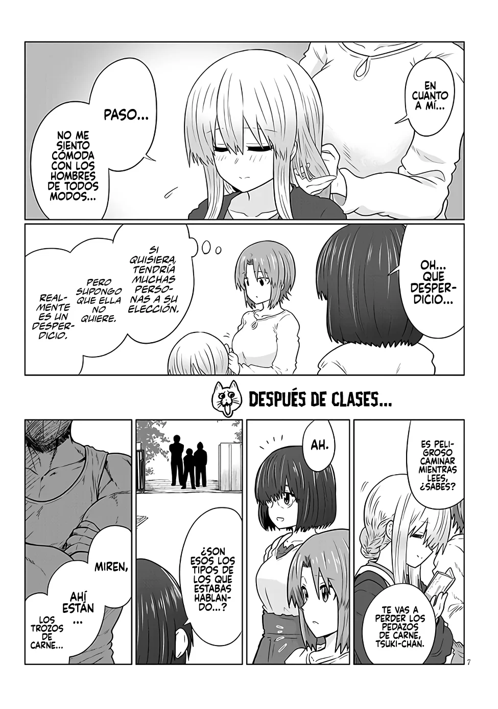 Uzaki-chan wa Asobitai! capítulo 98 página 9